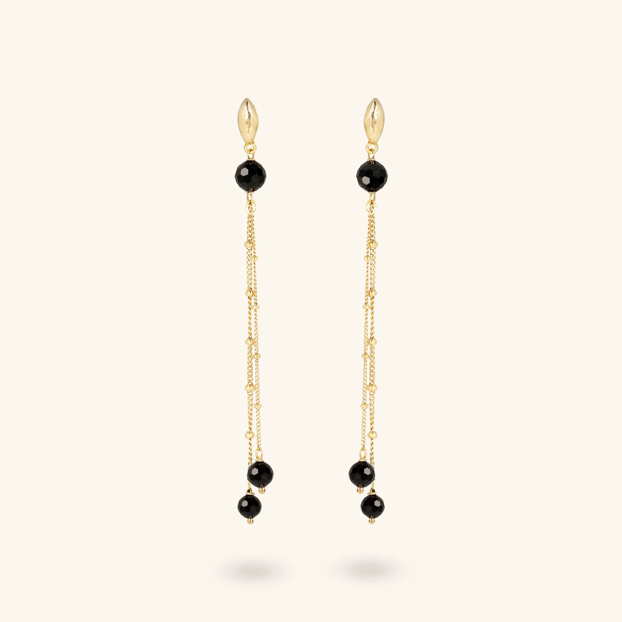 Philip Jones Orecchini Pendenti Infinity Placcati Oro Con Cristalli Zircondia - Simbolo Eternità - Regalo In Sacchetto