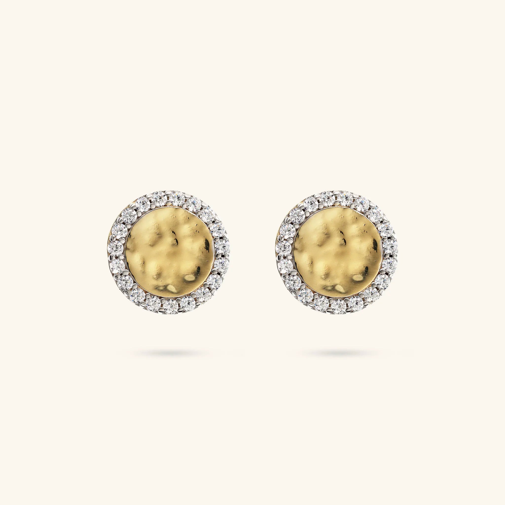 Orecchini A Triplo Giro In Argento 925 Placcato Oro Giallo: Cerchi Sottili, Ipoallergenici, Diametro 1.8 Cm, Leggeri 1.8g