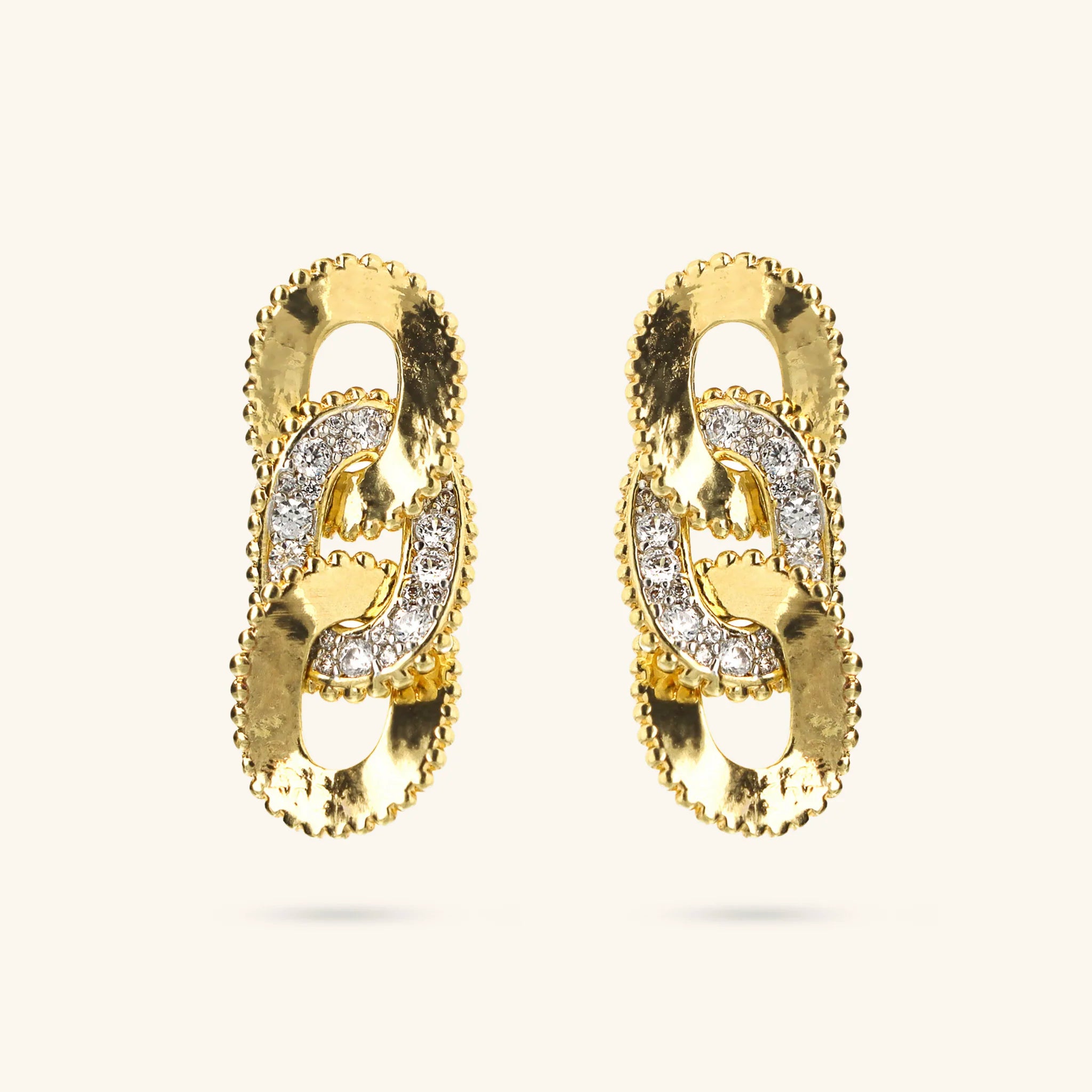 Pilgrim ELIYAH CHAIN - Orecchini - silver-coloured plated/argentato Pilgrim ELIYAH CHAIN - Orecchini - silver-coloured plated/argentato