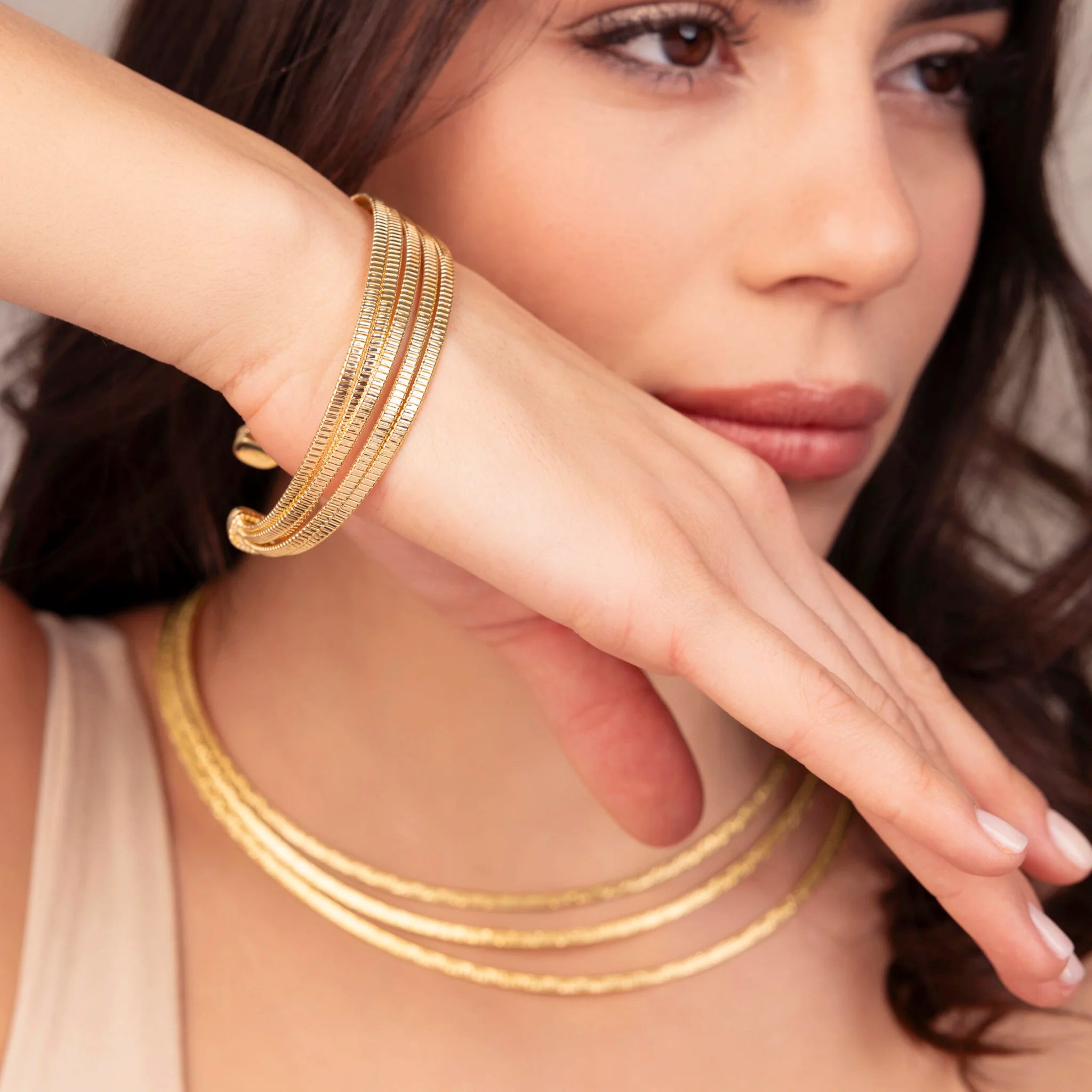 Multistrand Tubogas Bracelet
