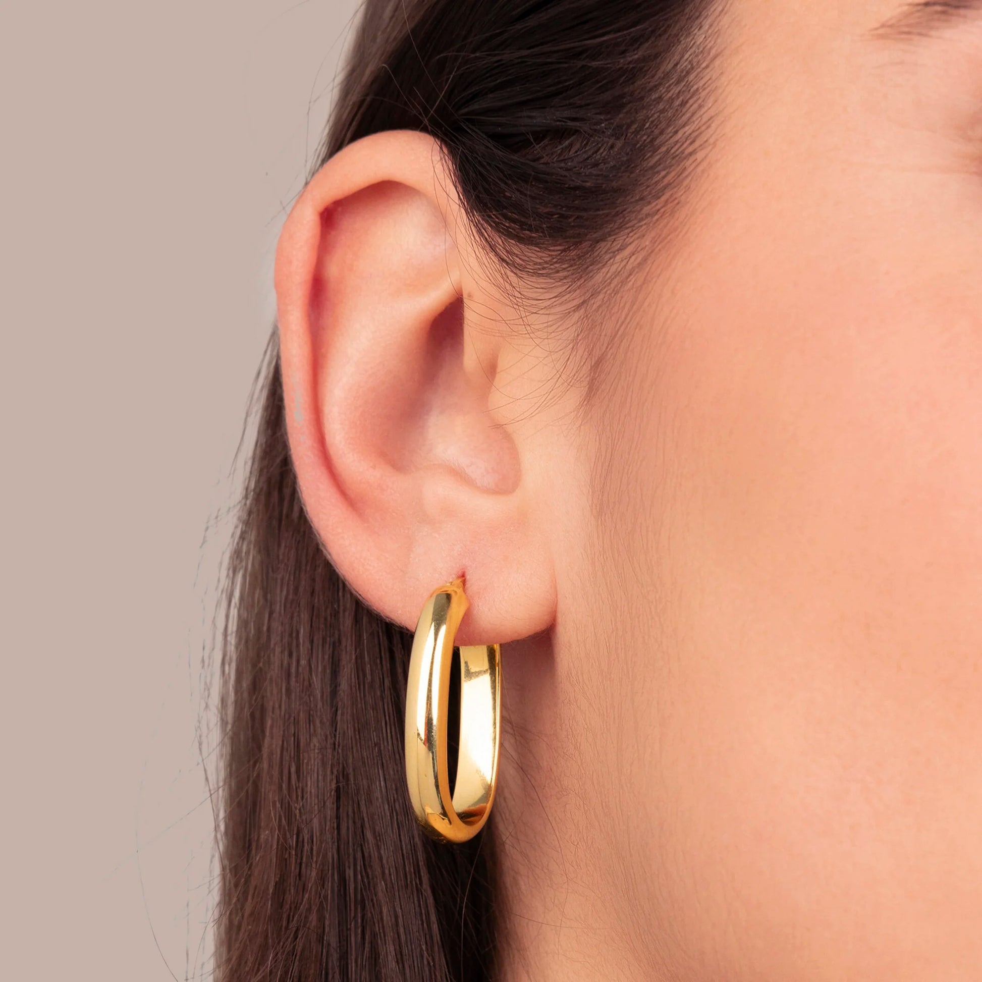 Orecchini Ovali Lucidi 2.5cm