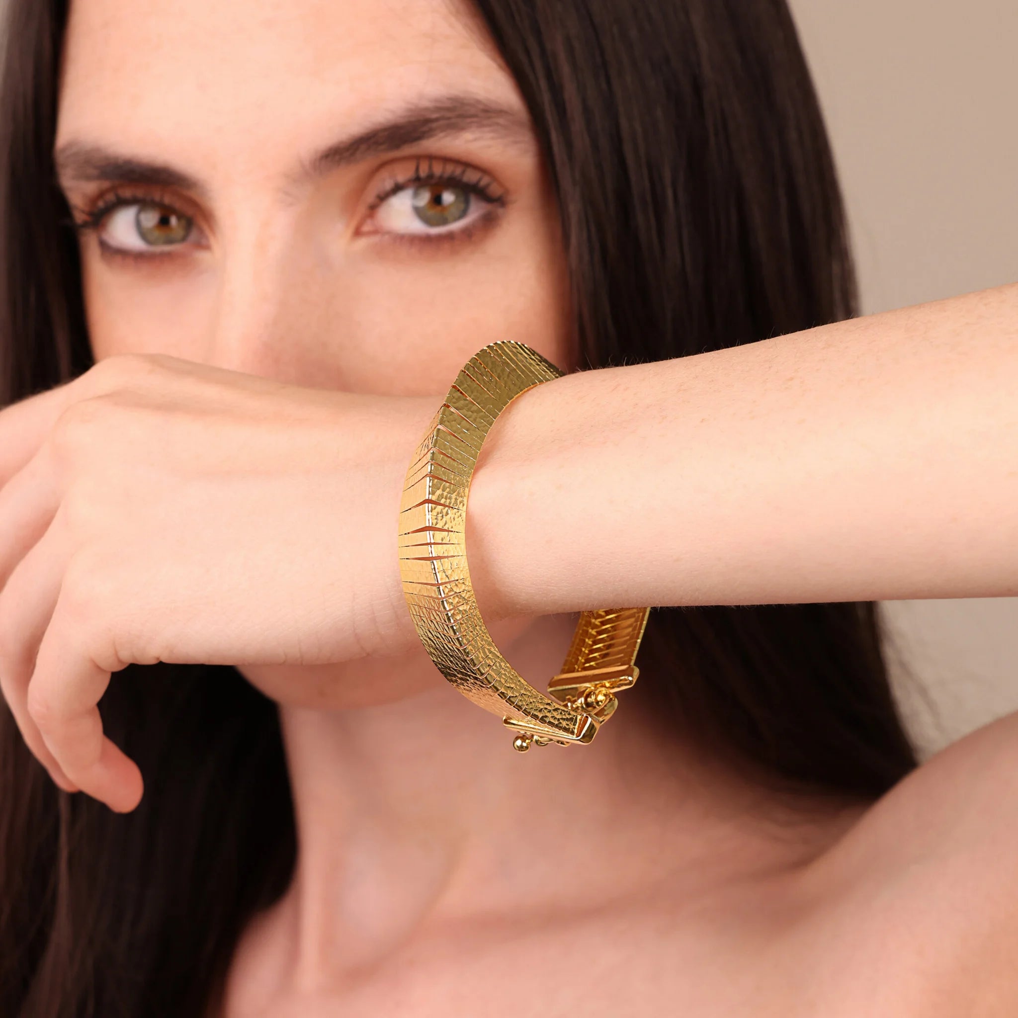 Bracciale Cleopatra Ritorto Martellato