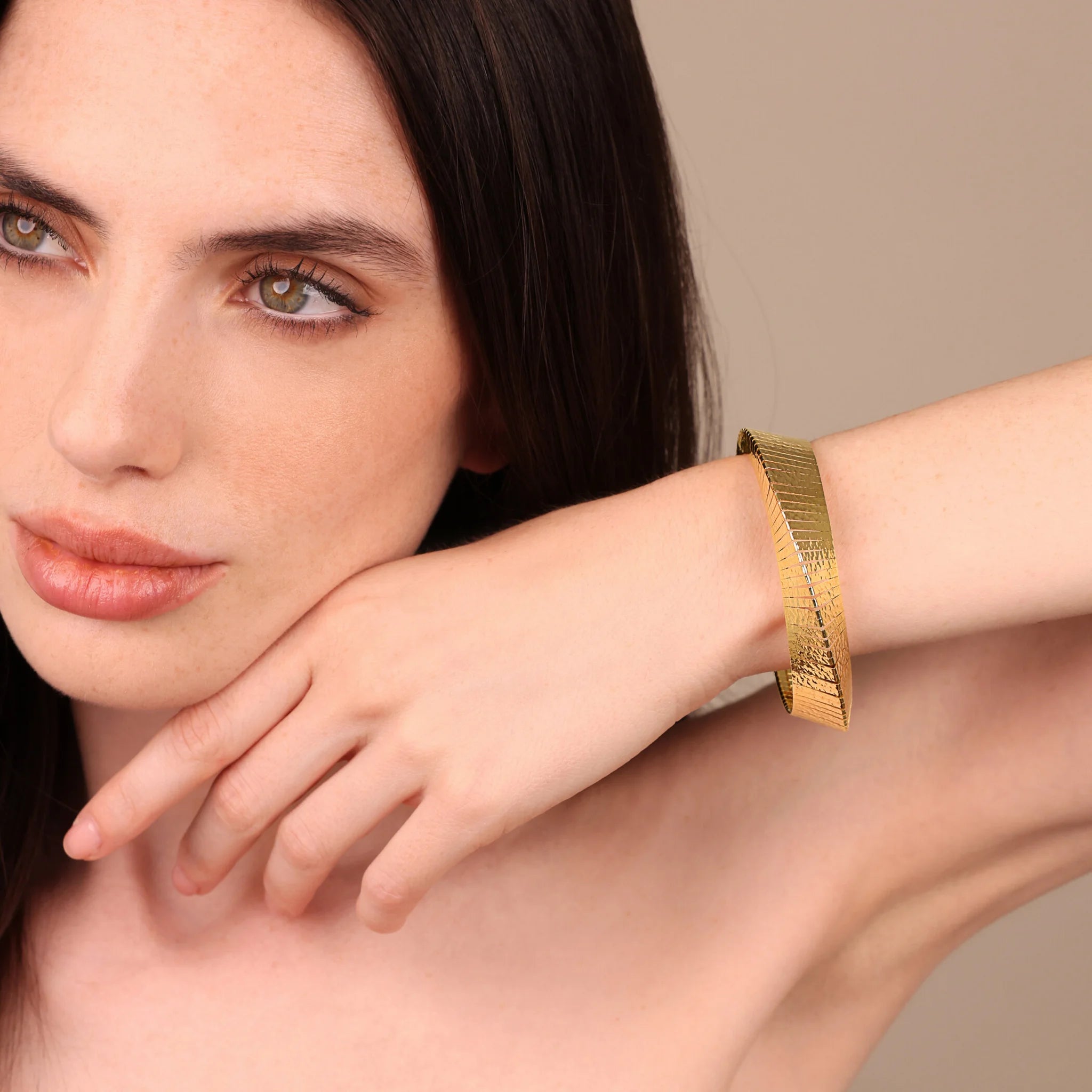 Bracciale Cleopatra Ritorto Martellato