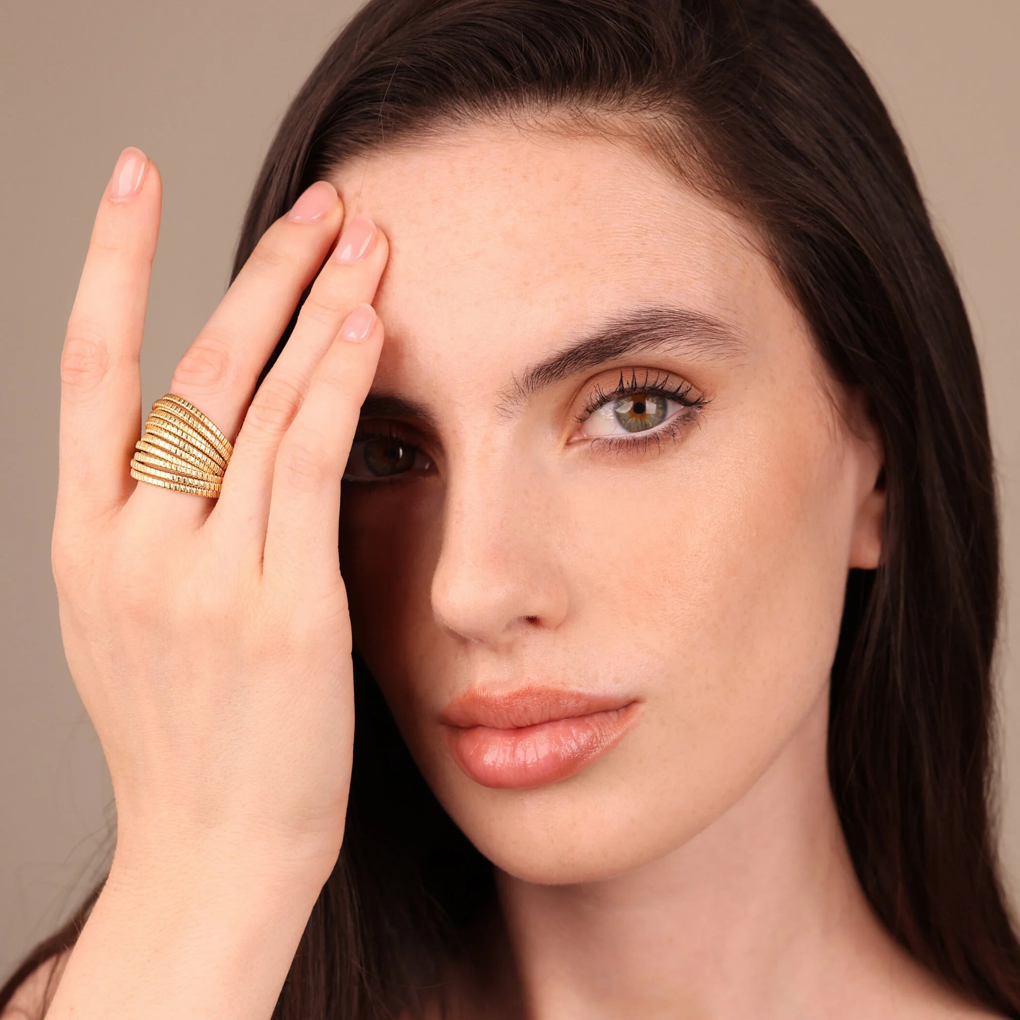 Multistrand Tubogas Band Ring