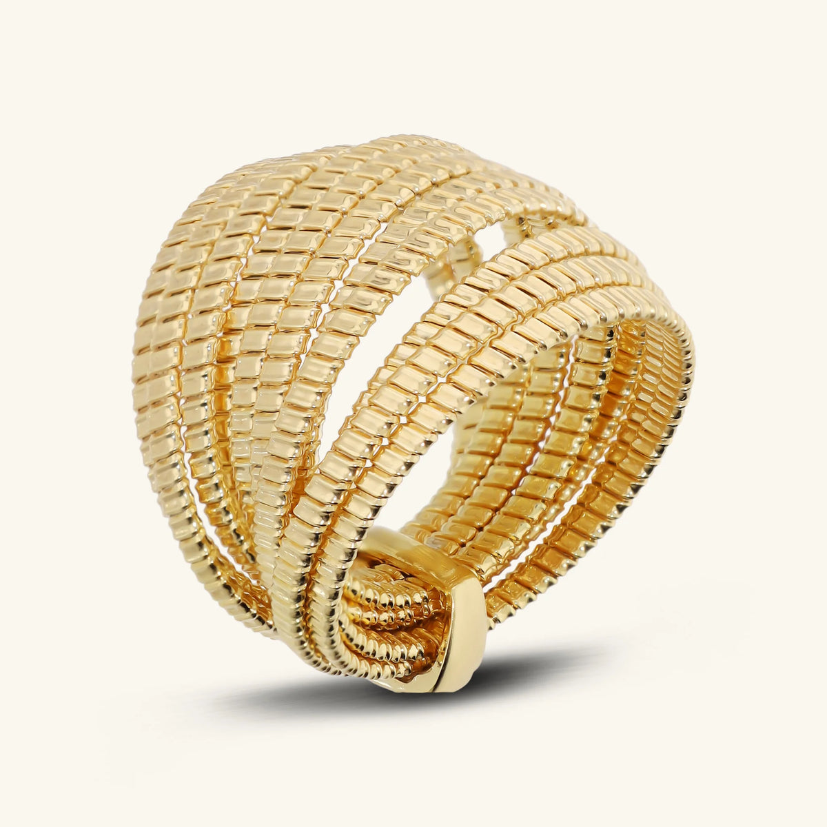 Multistrand Tubogas Band Ring