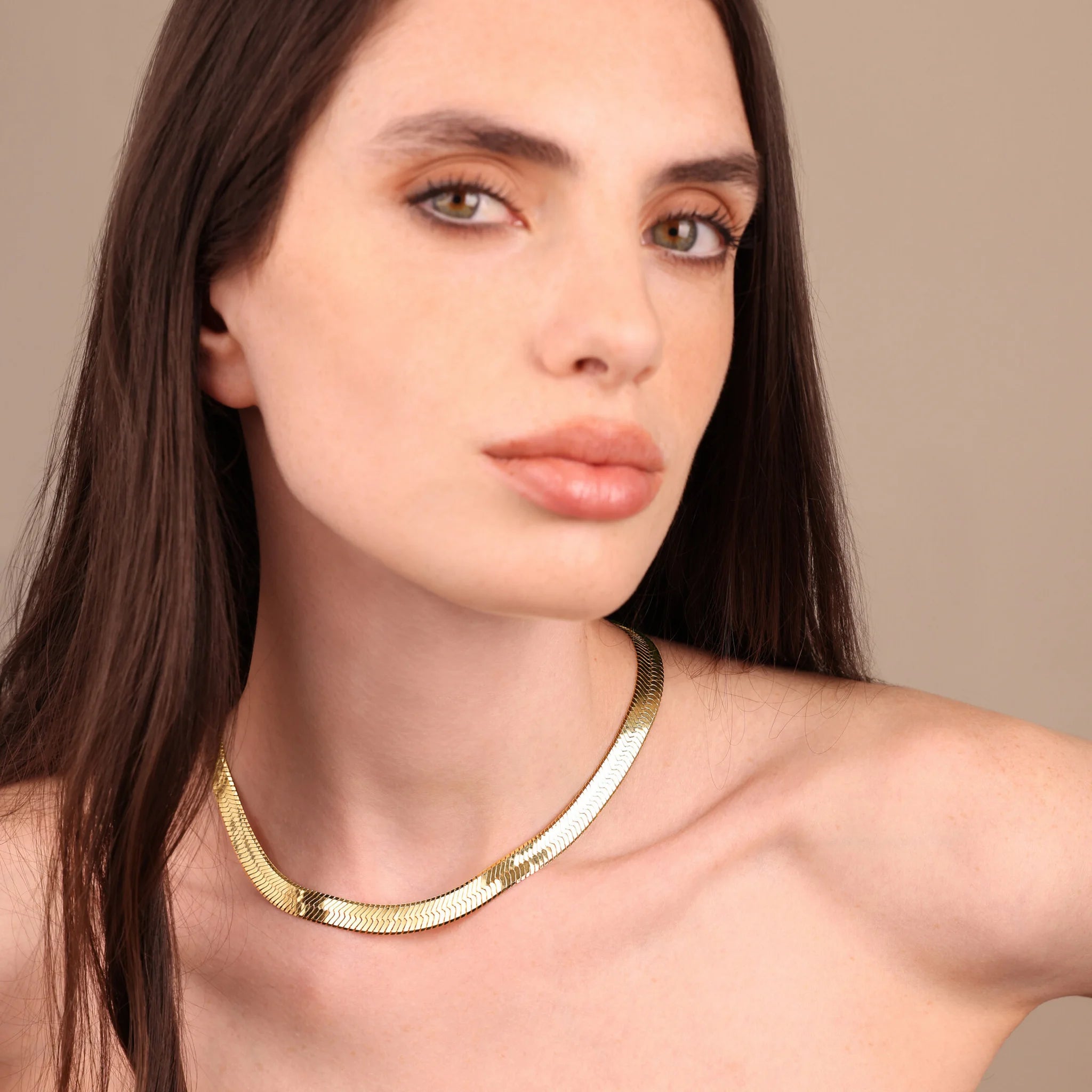 Collana Maxi Maglia Snake