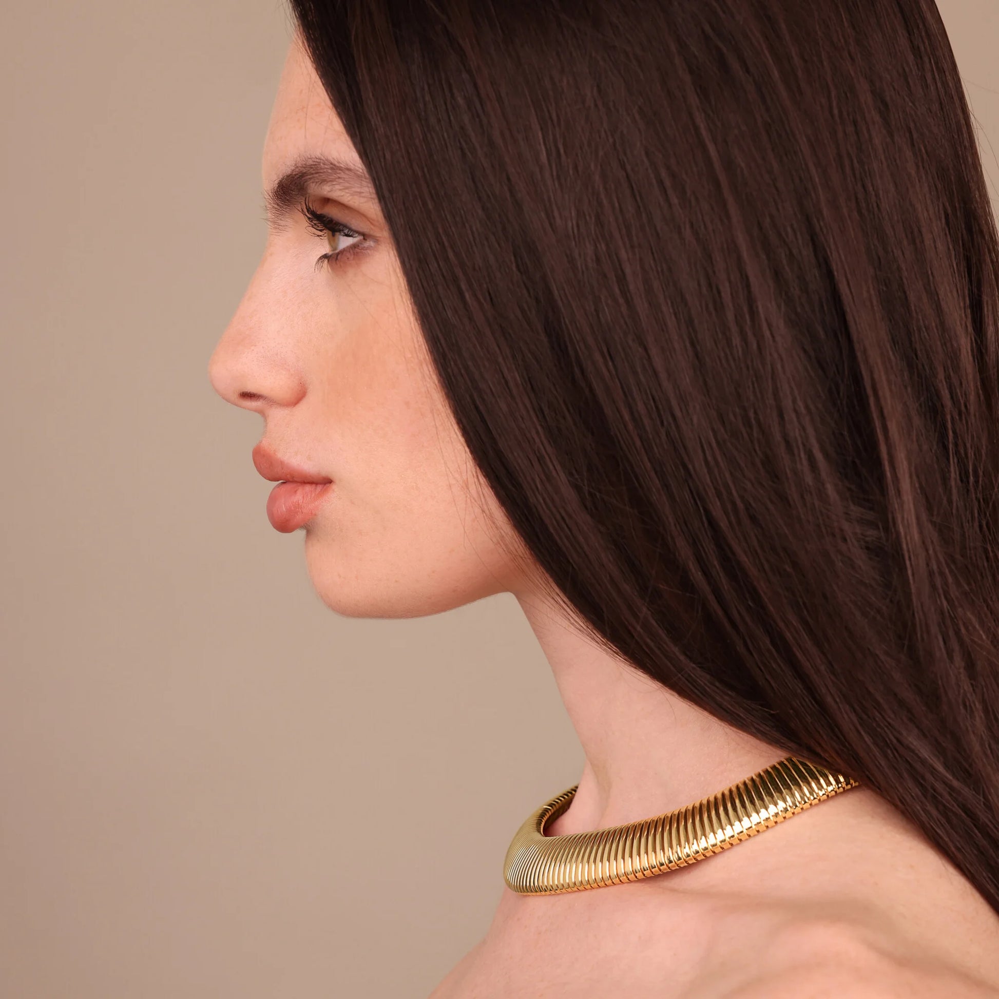 Maxi Tubogas Chain Necklace