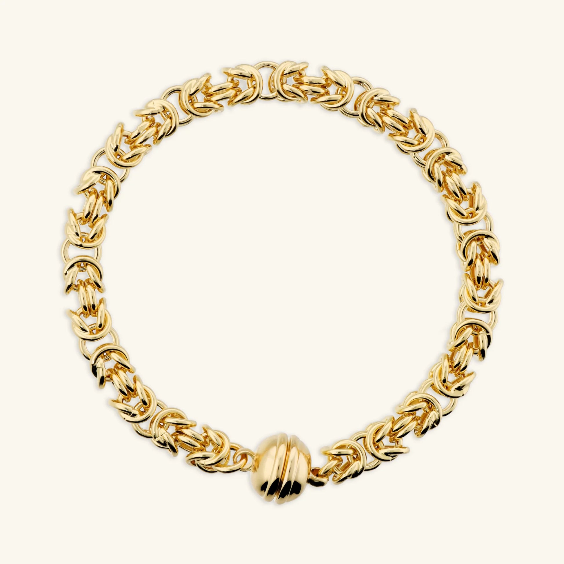 Armband mit byzantinischem Geflecht