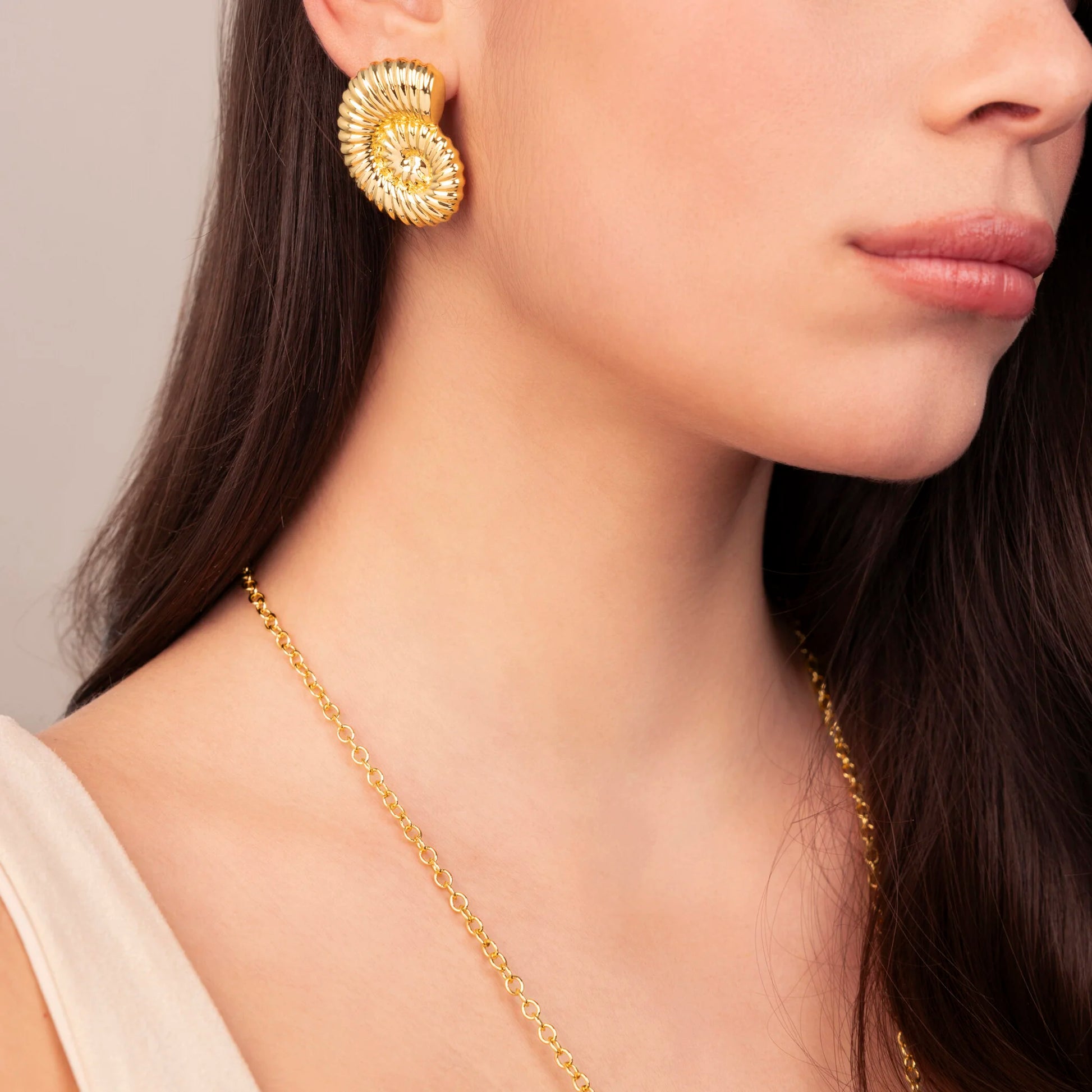 Boucles d'oreilles Néréide Coquillage
