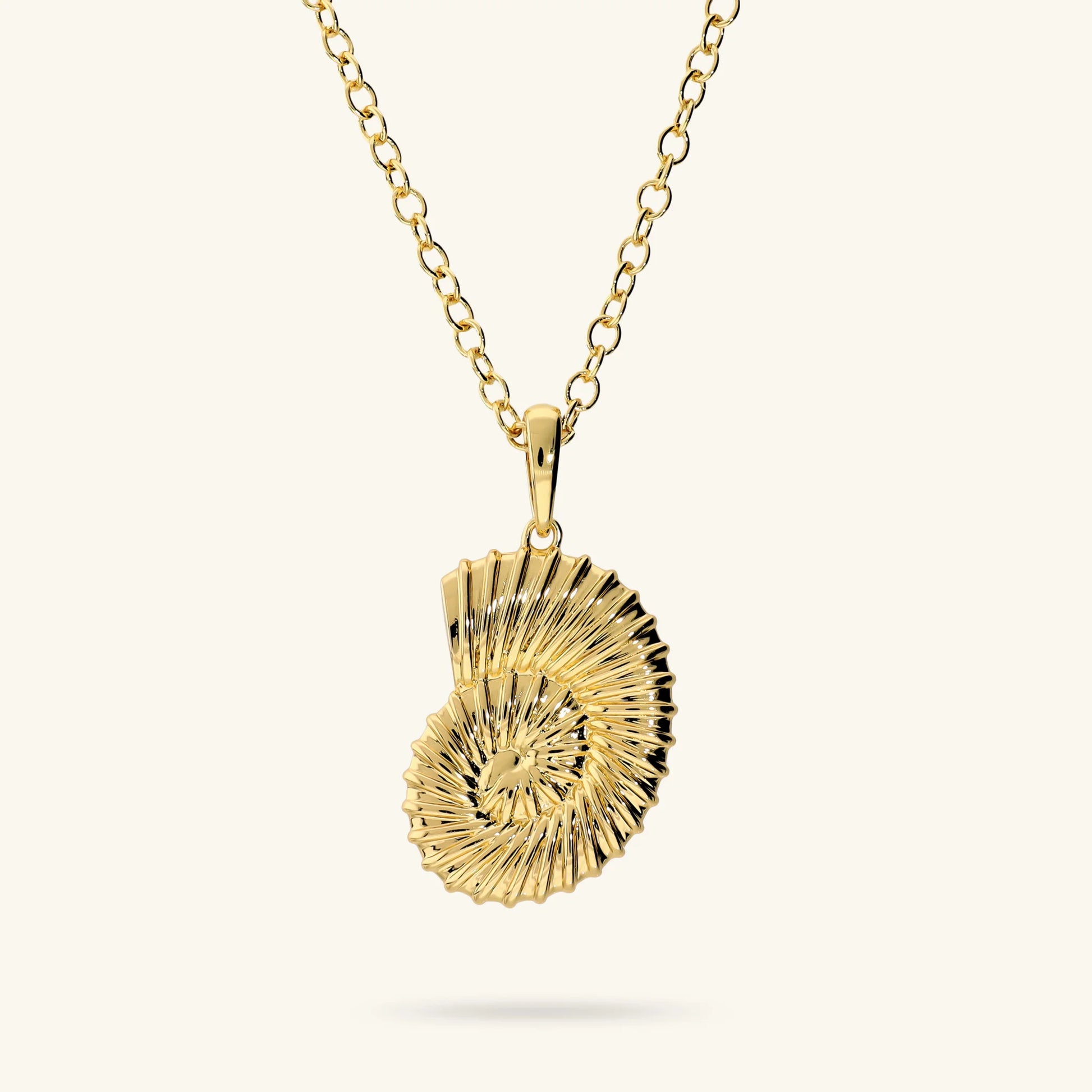 Long Nereid Necklace with Shell Pendant