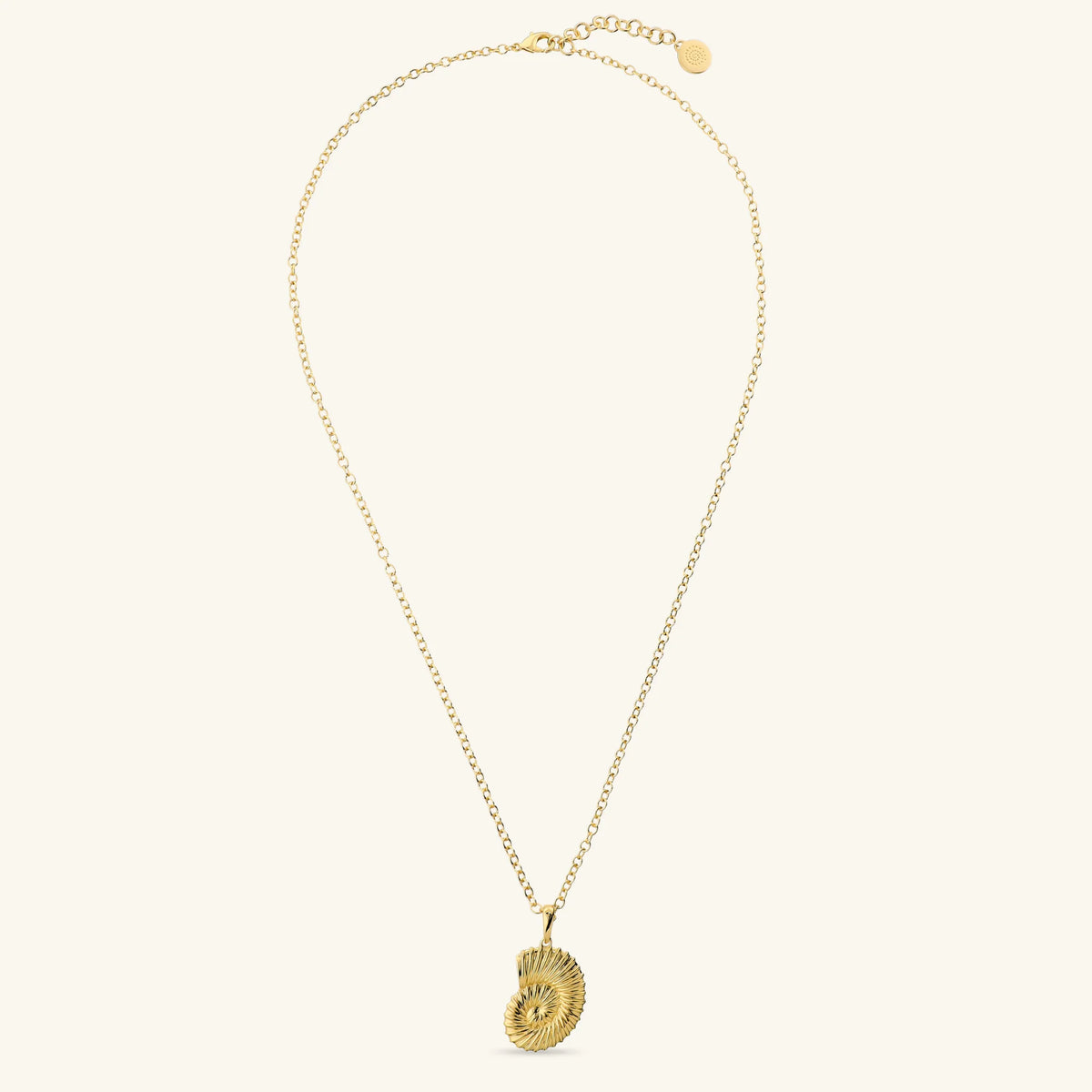 Long Nereid Necklace with Shell Pendant
