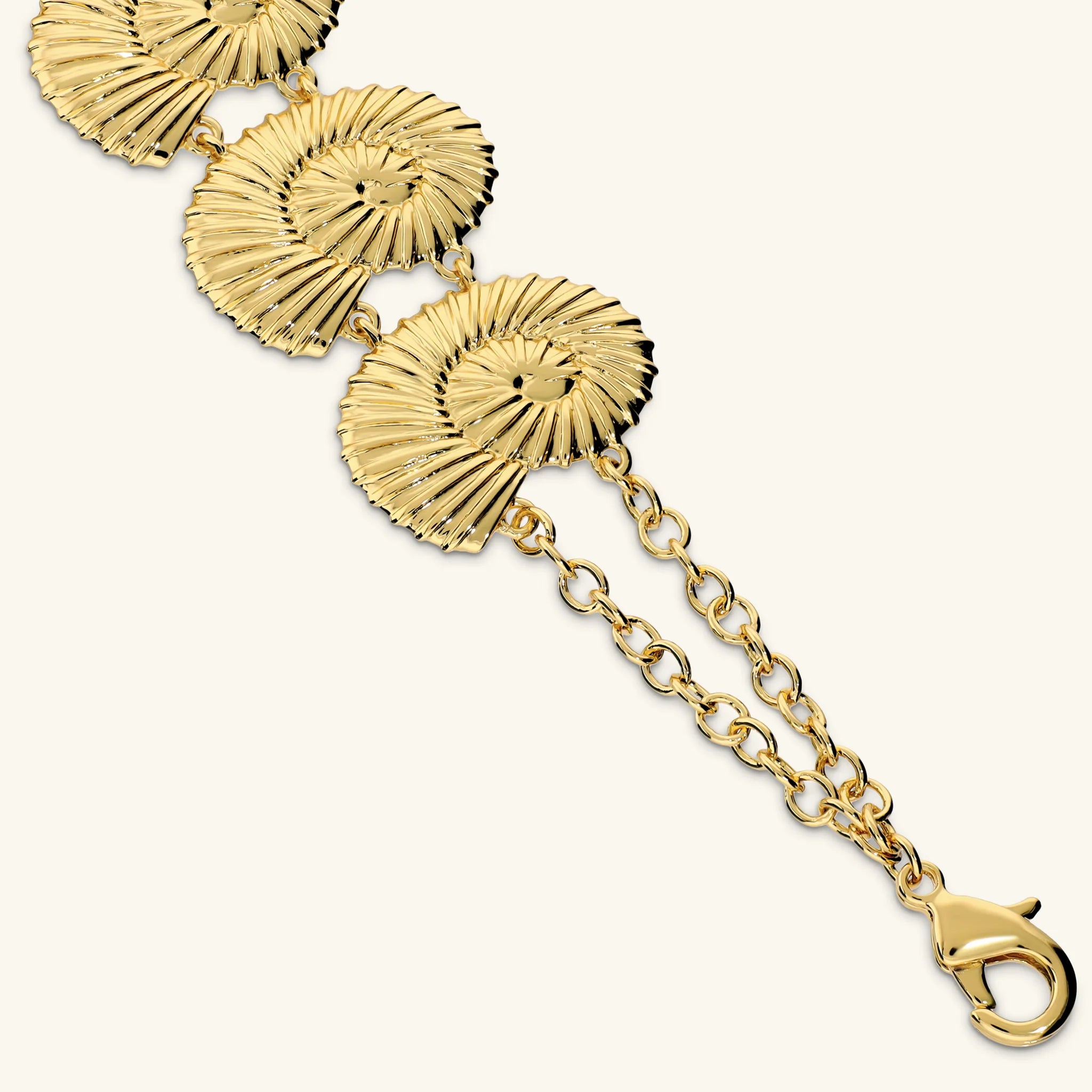 Nereid Double Strand Bracelet with Shell Elements