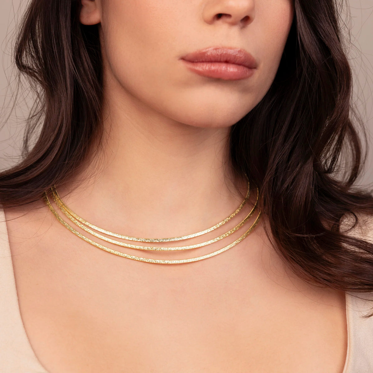 Multistrand Tubogas Necklace