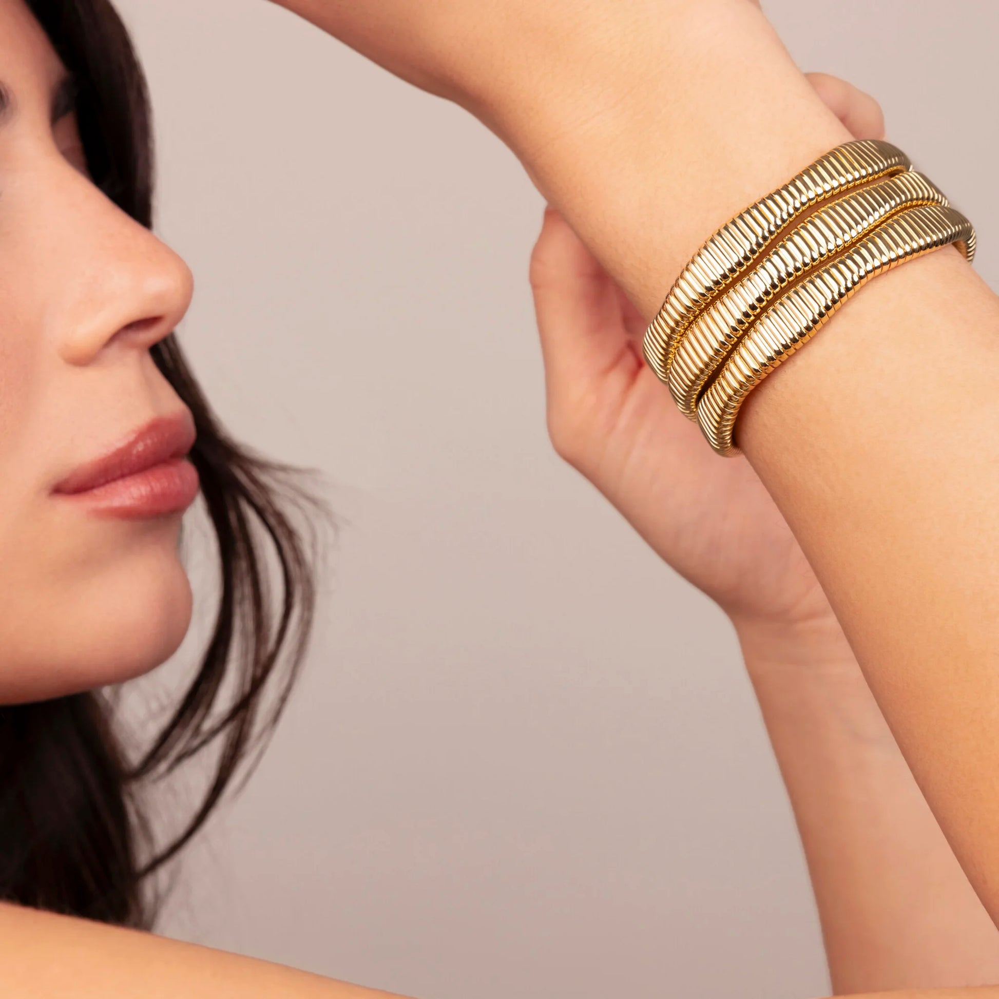 Bracciale Tubogas Effetto Onda