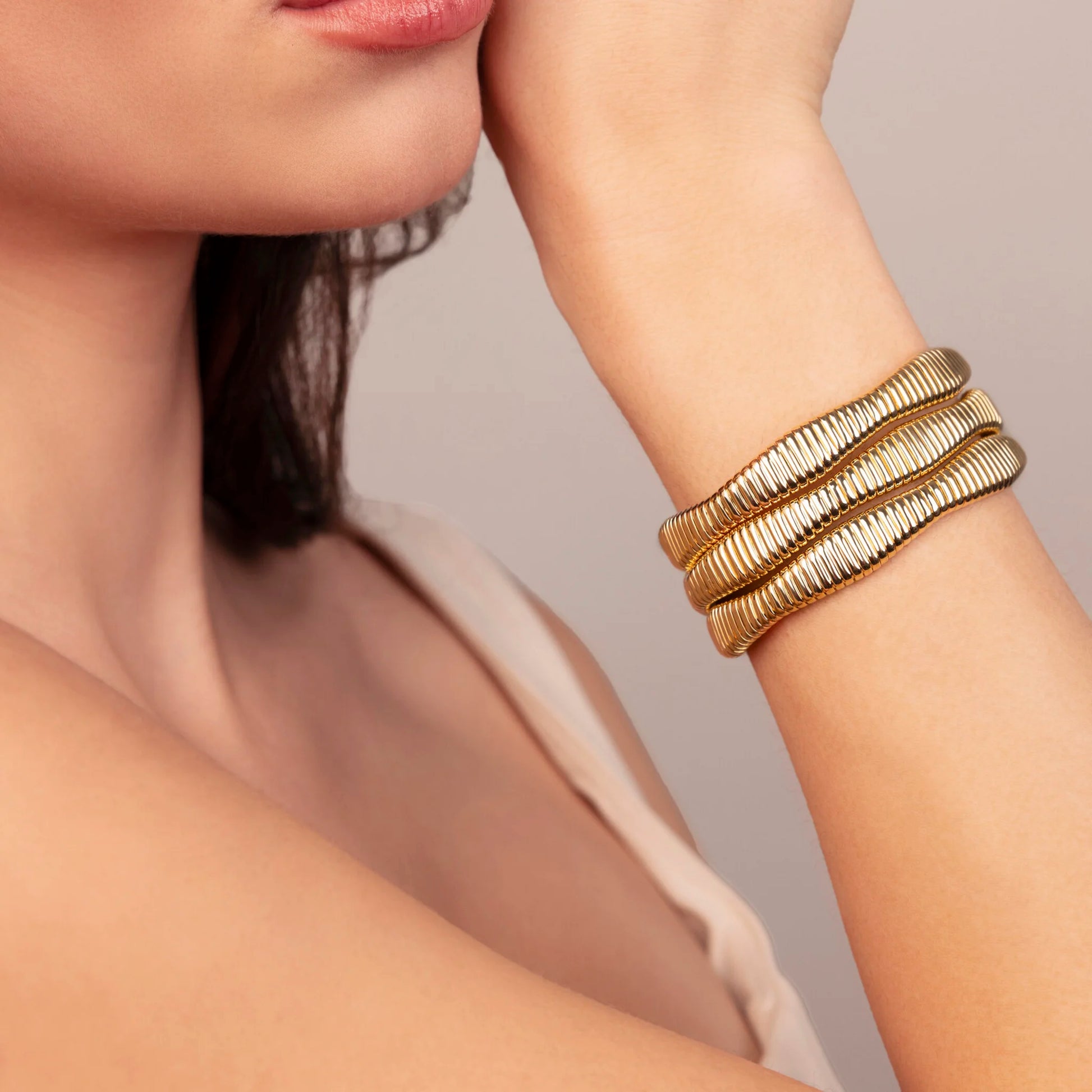 Bracciale Tubogas Effetto Onda