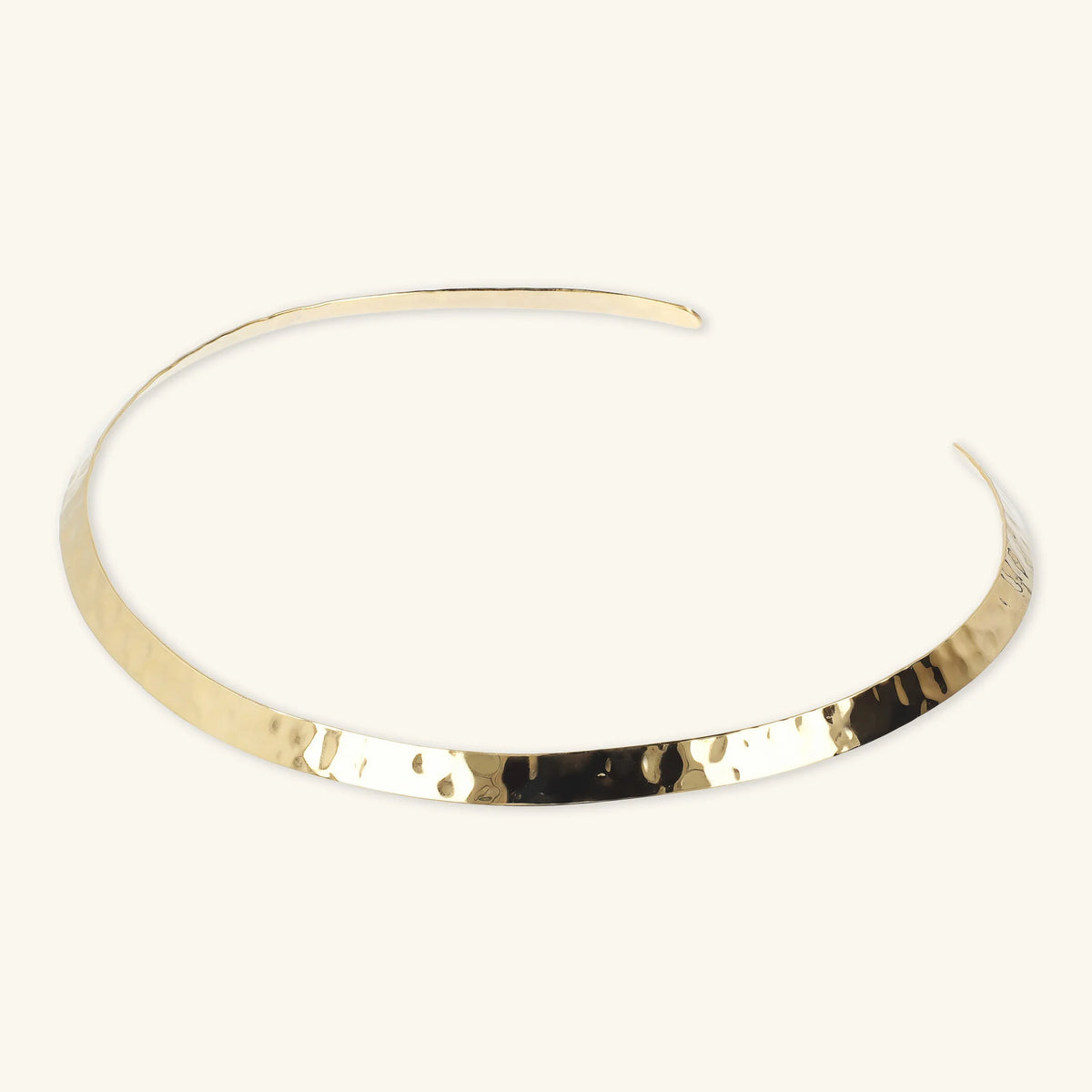Collana Choker Sottile Martellata