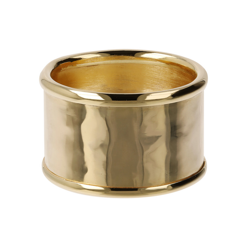 Hammered Ring with Relief Edges