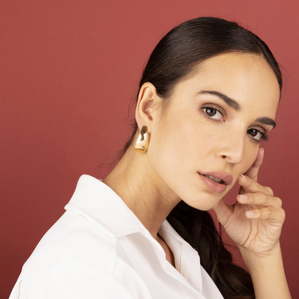 Gehämmerte Ohrringe