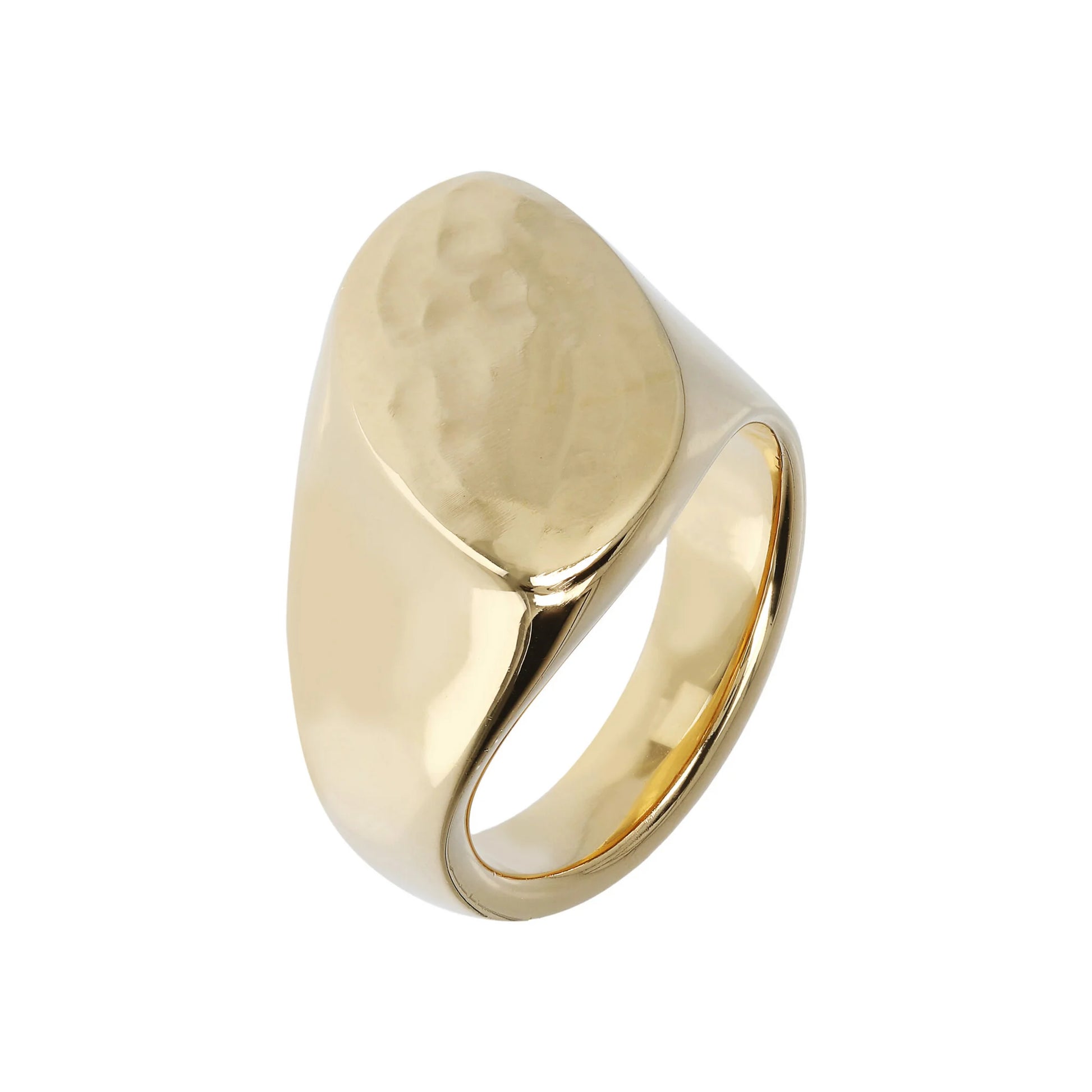 Anello Chevalier Martellato Forma Marquise