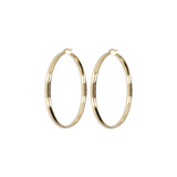 Thin Circle Pendant Earrings