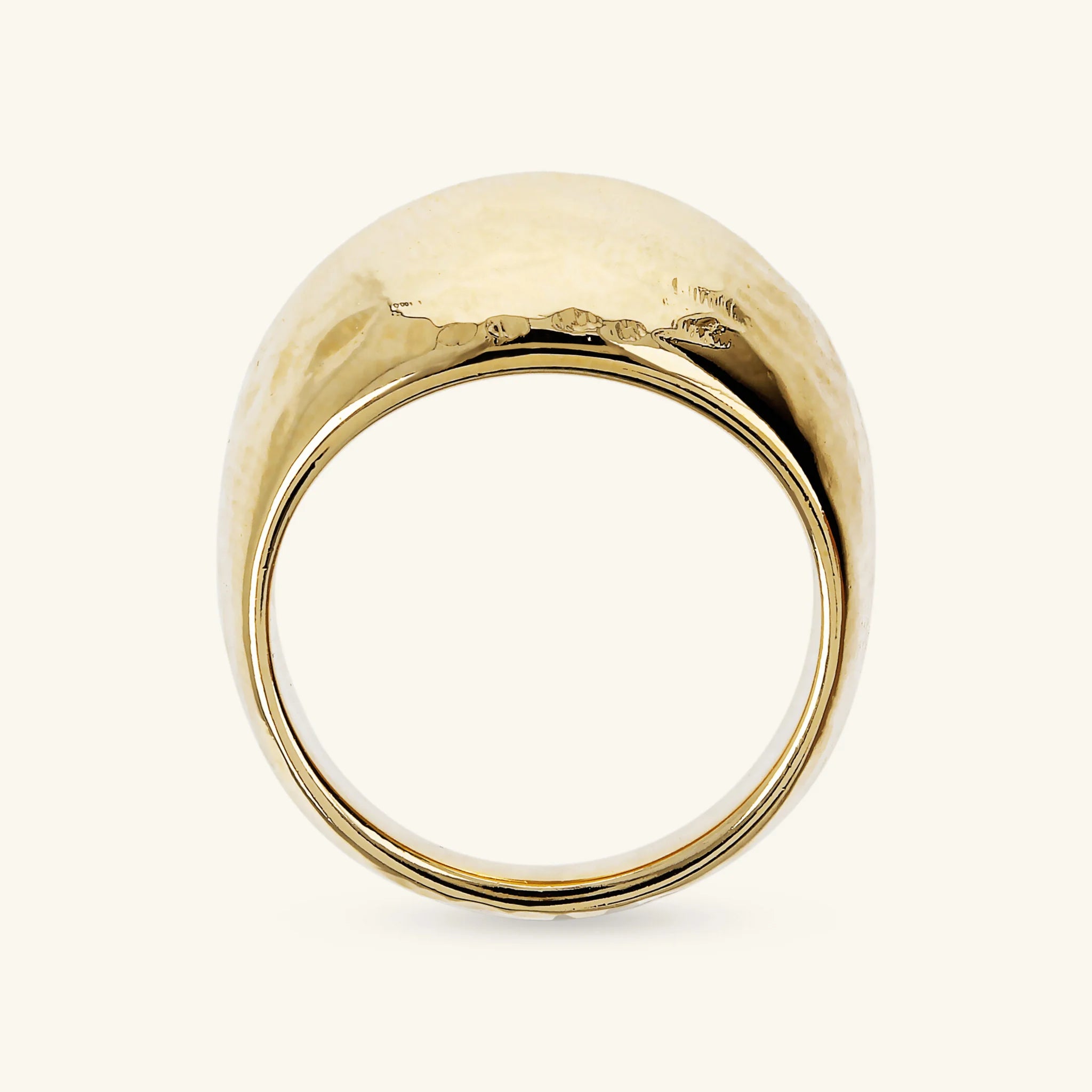 18KT Gold Plated Mirror Band Ring