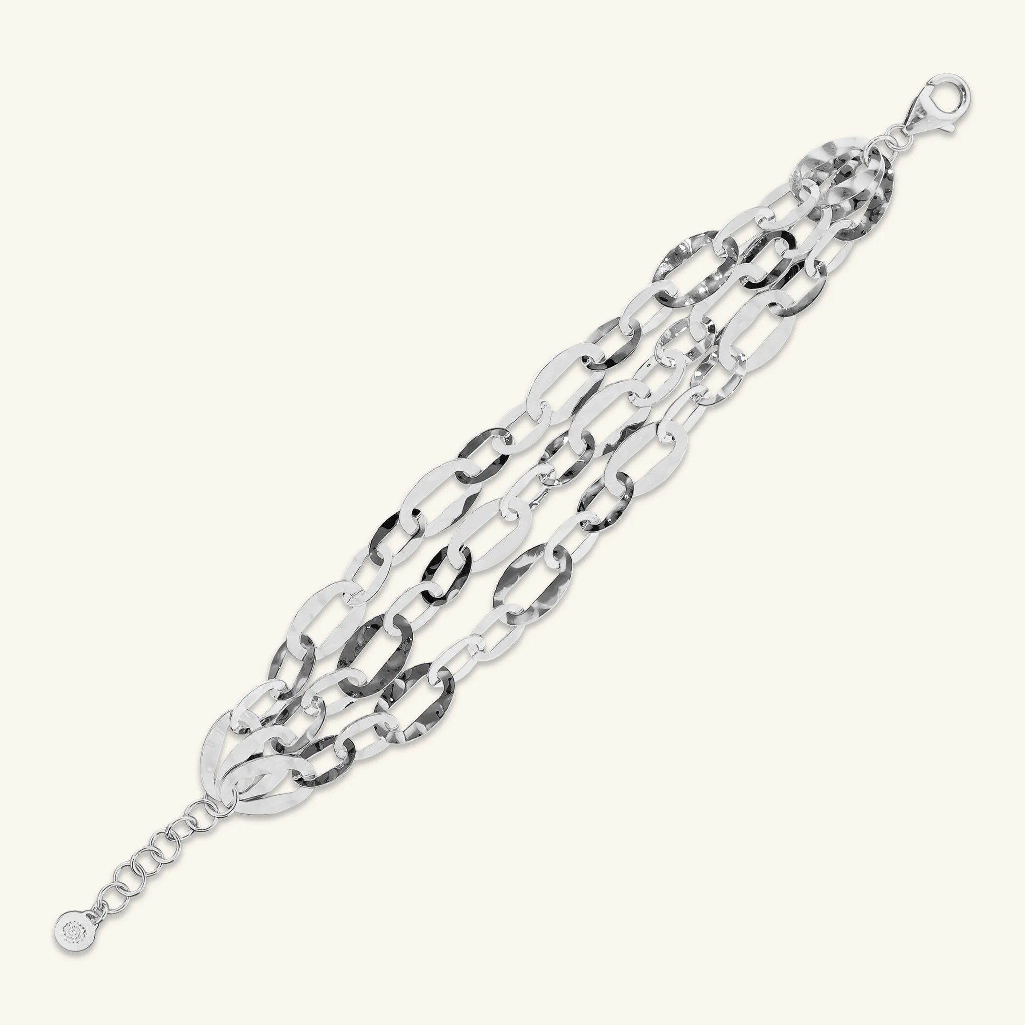 Multi-strand Chain Bracelet 18KT Gold Plated