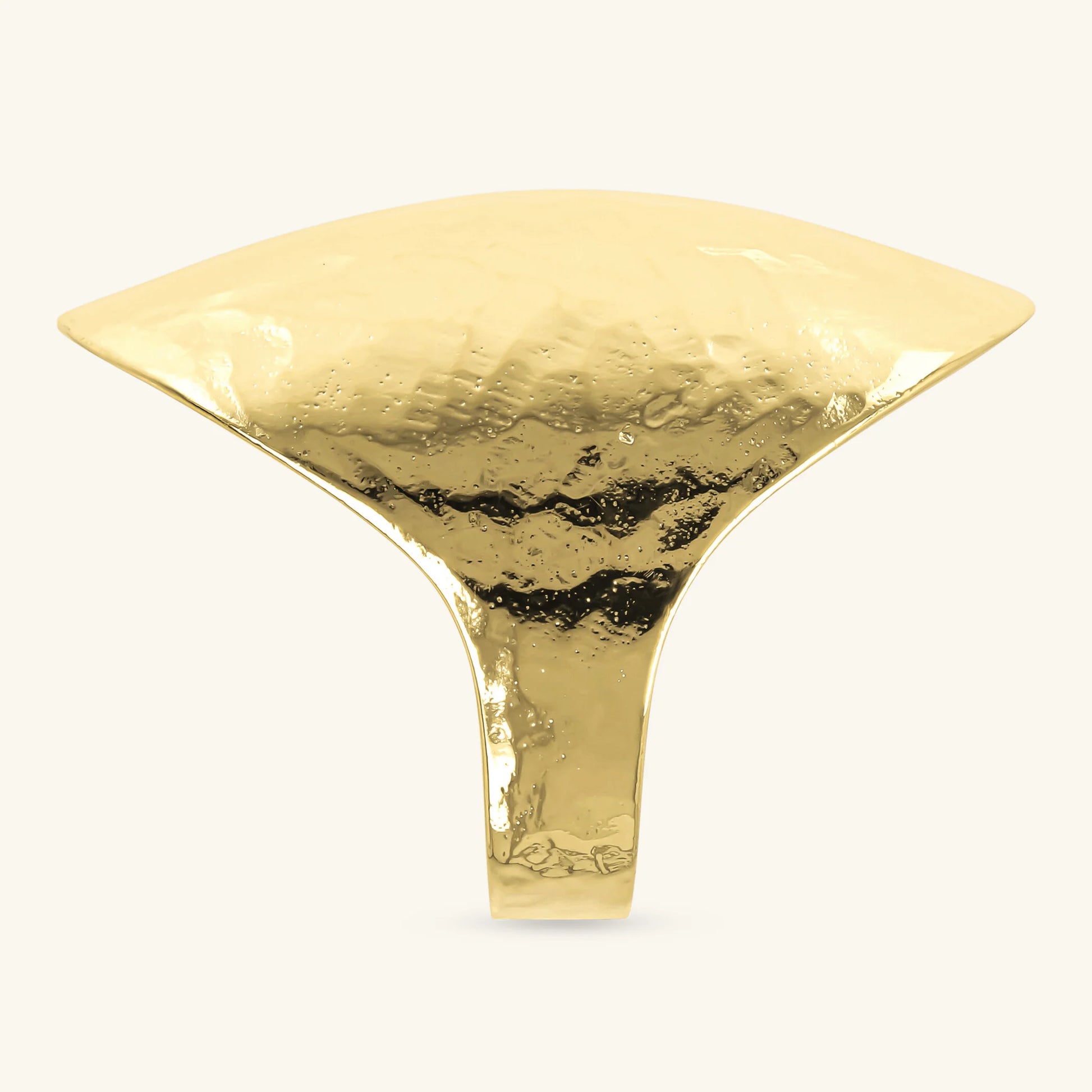 Bague Chevalier Martelée Forme Ovale