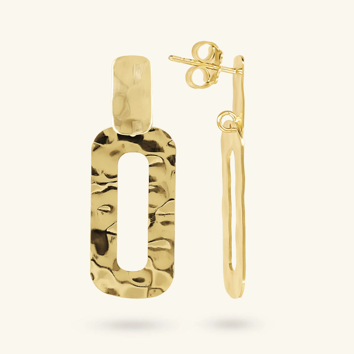Elongated Drop Earrings