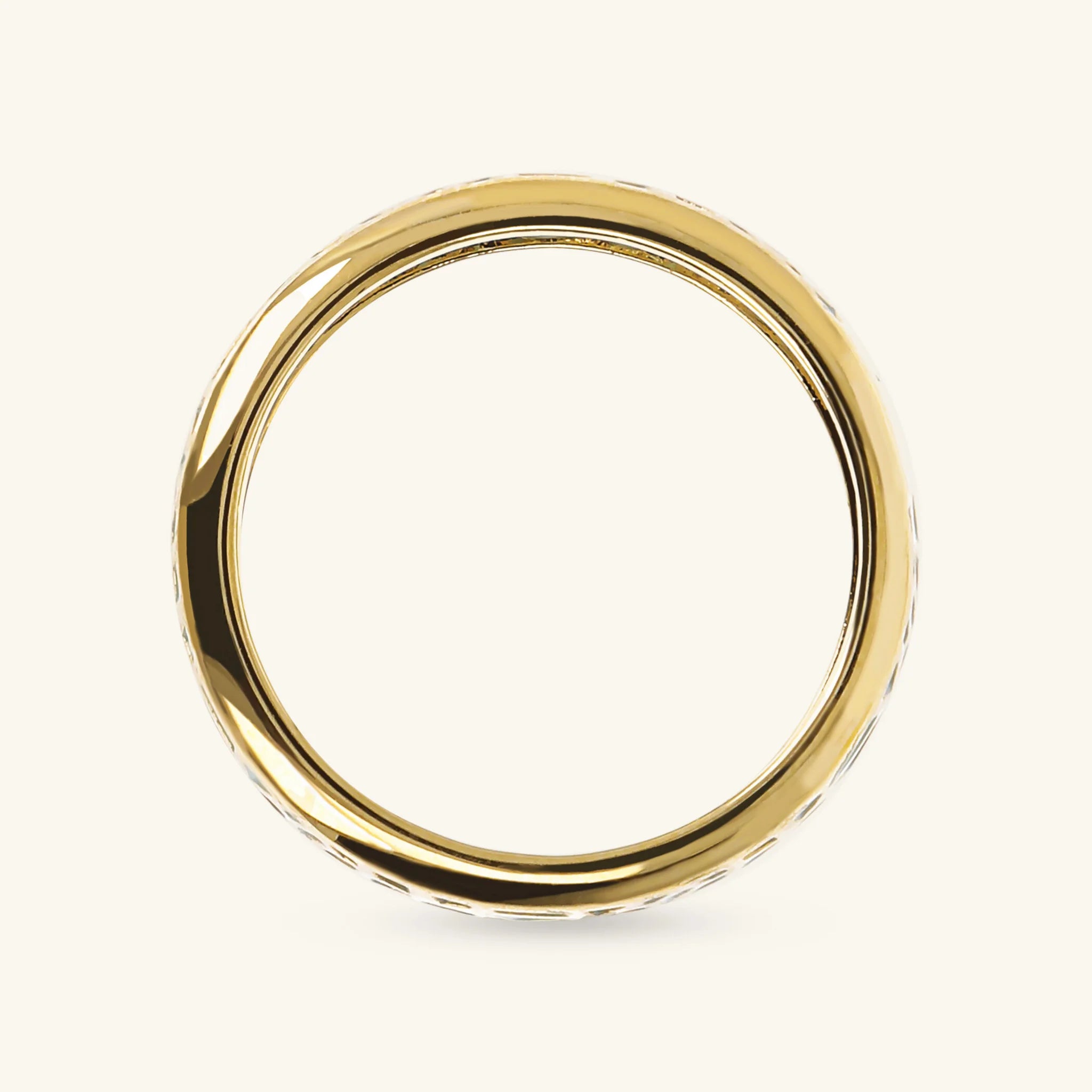 Openwork Enameled Band Ring