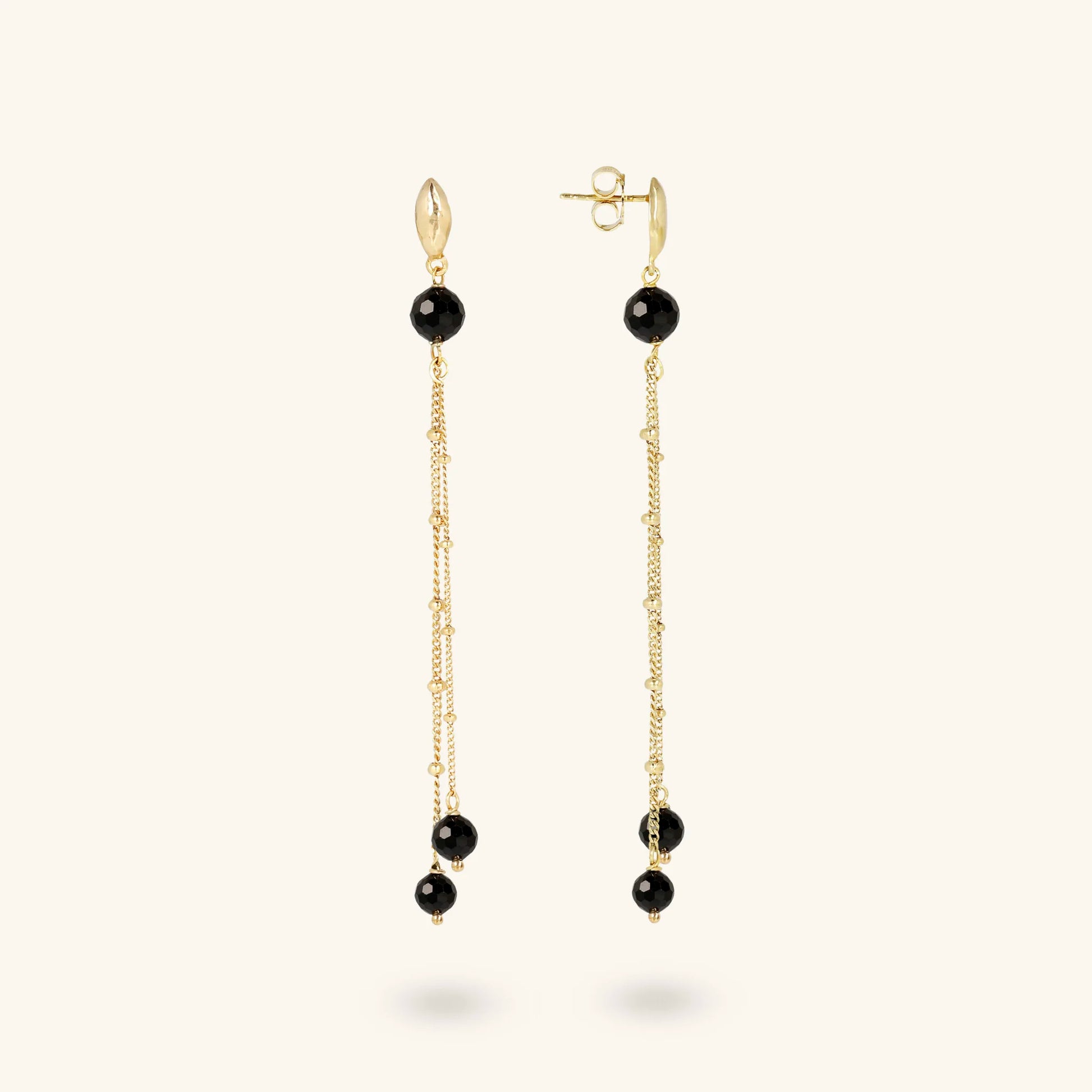 Lotto Vintage 3 Paia Di Orecchini Pendenti Modernisti CZ In - Foto 3