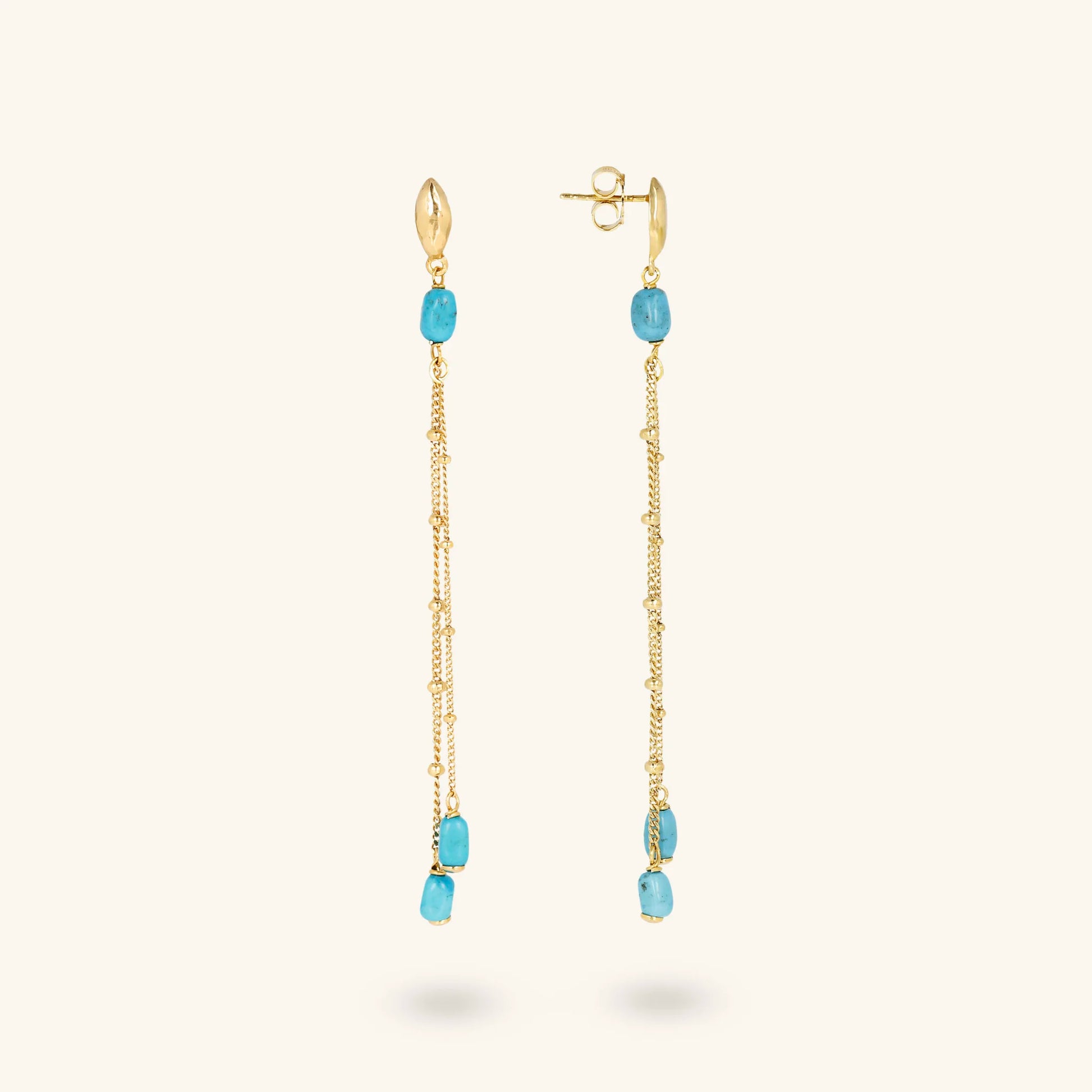 Elegante oro placcato 925 in argento sterling aqua calcedonio pietra preziosa or Elegante oro placcato 925 in argento sterling aqua calcedonio pietra preziosa or