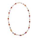 Necklace with Multicolor Quartz