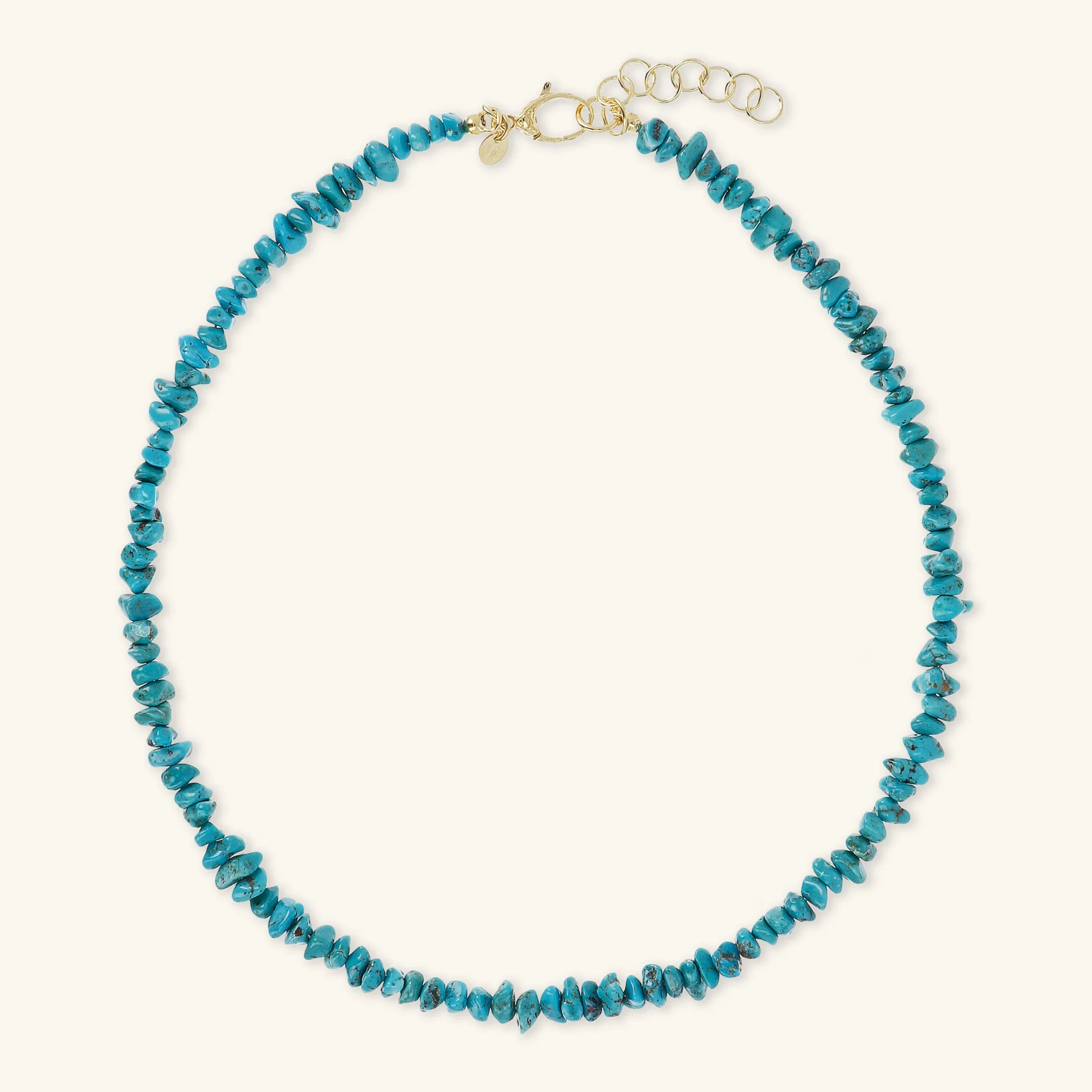 Collier Rond avec Pierre Naturelle Turquoise