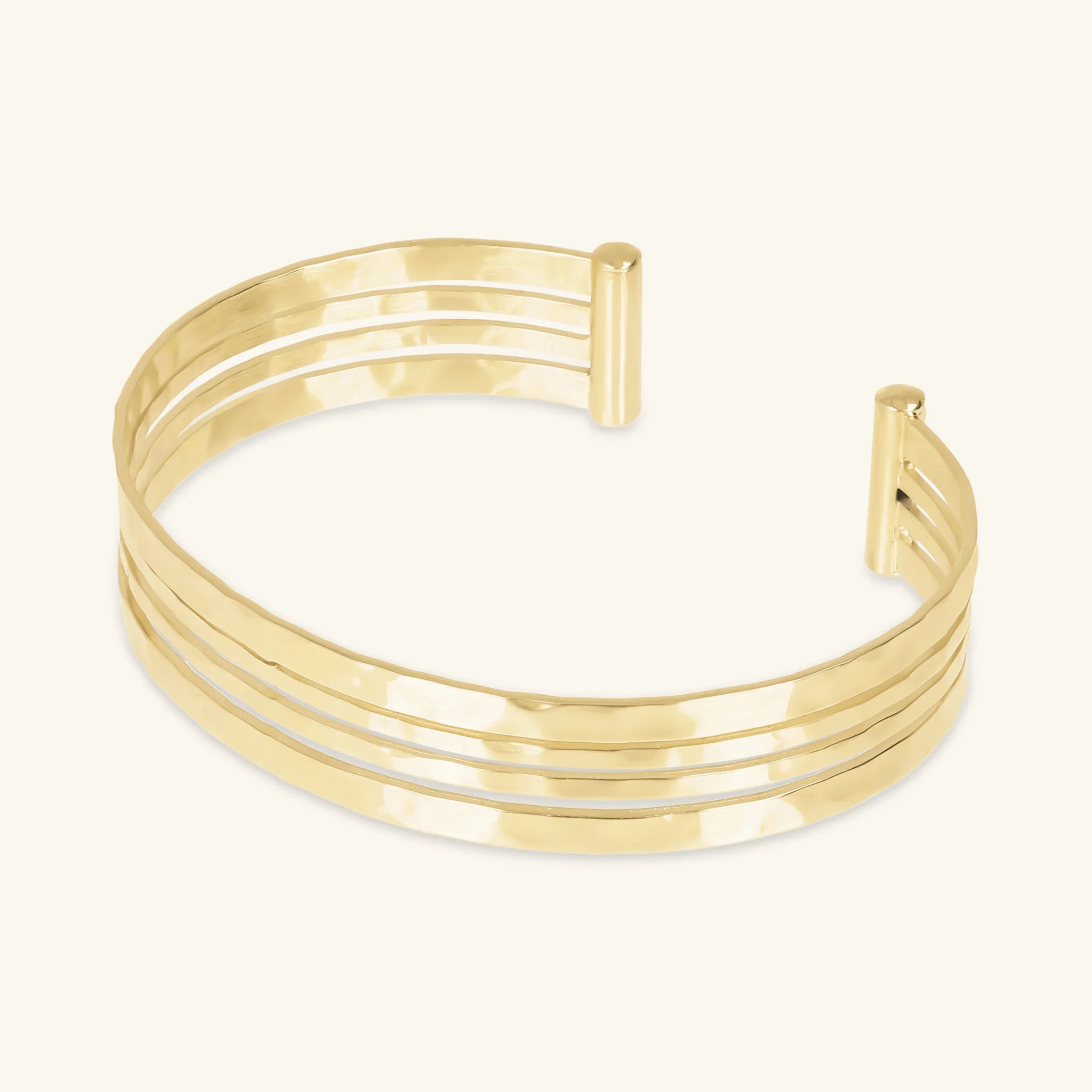 Bracciale Rigido Multifilo Martellato