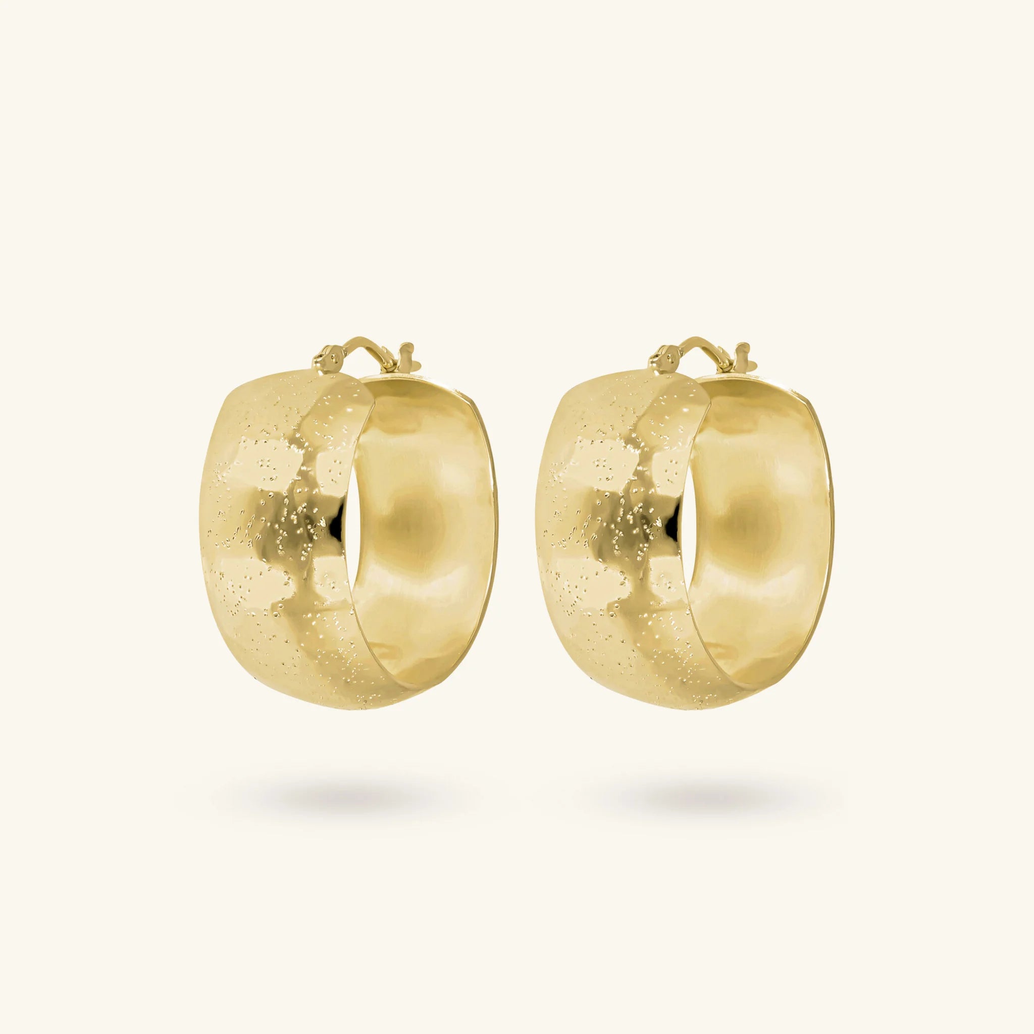 Small Bold Hoop Earrings