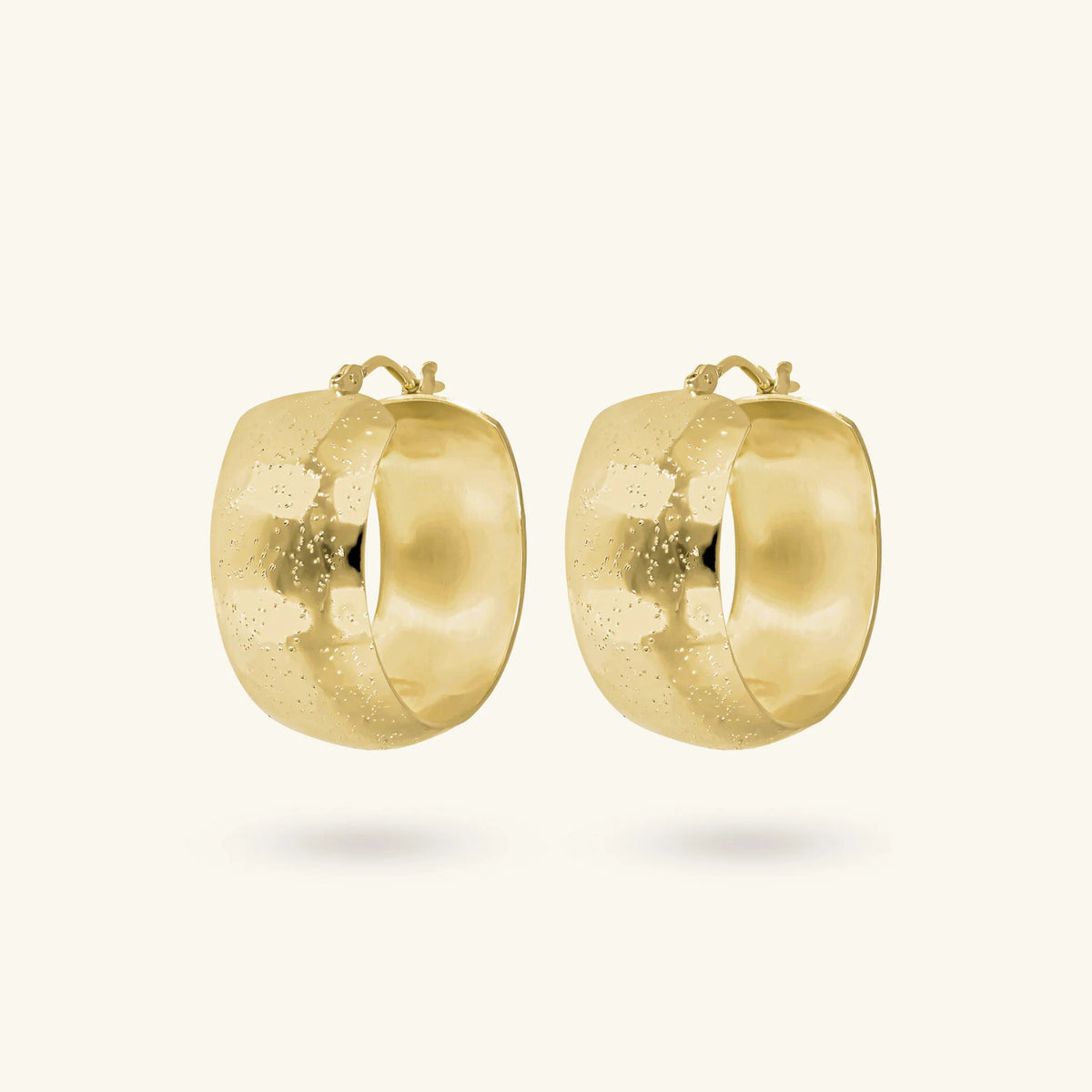 Small Bold Hoop Earrings