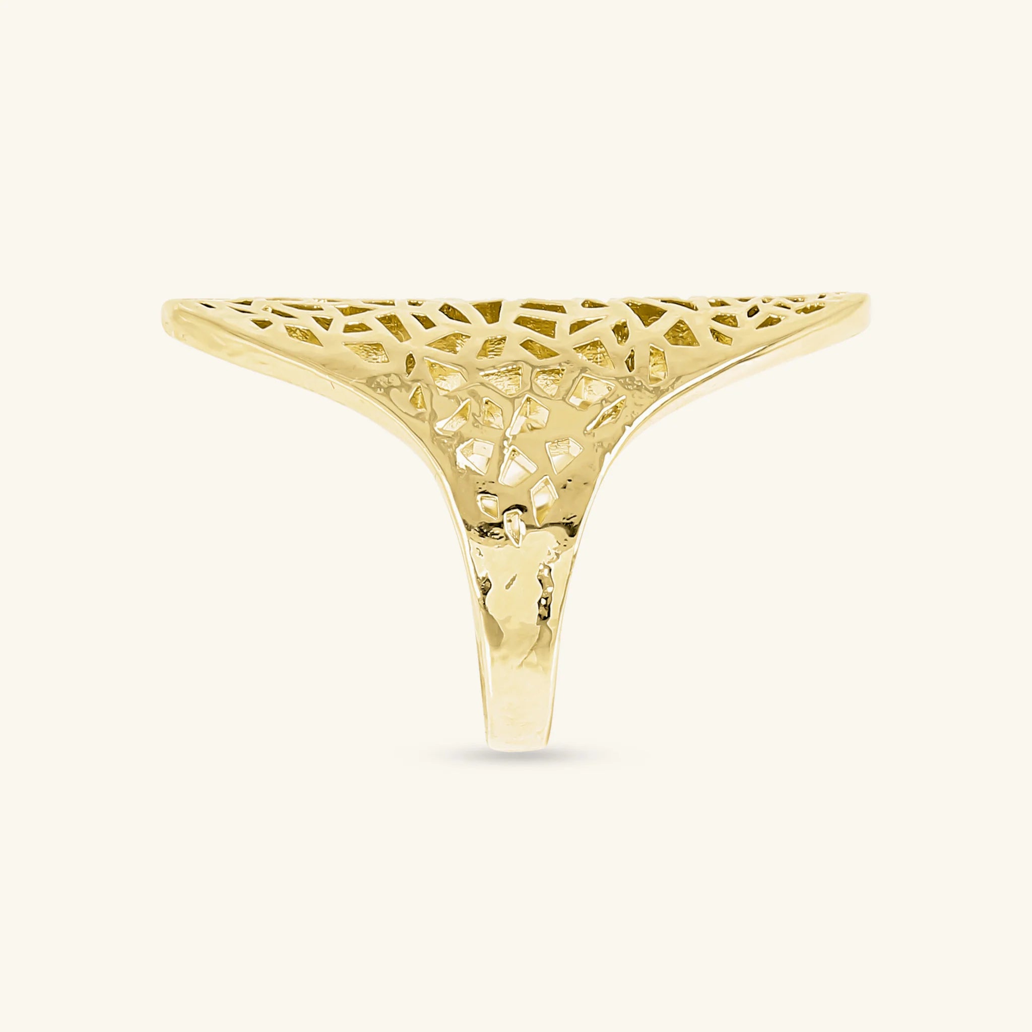 Anello Chevalier Traforato Forma Ovale
