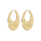 Perforated Circle Earrings