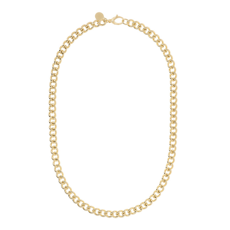 Polished Curb Chain Necklace