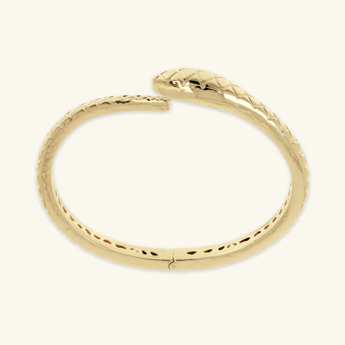Bracciale Rigido Serpente Martellato