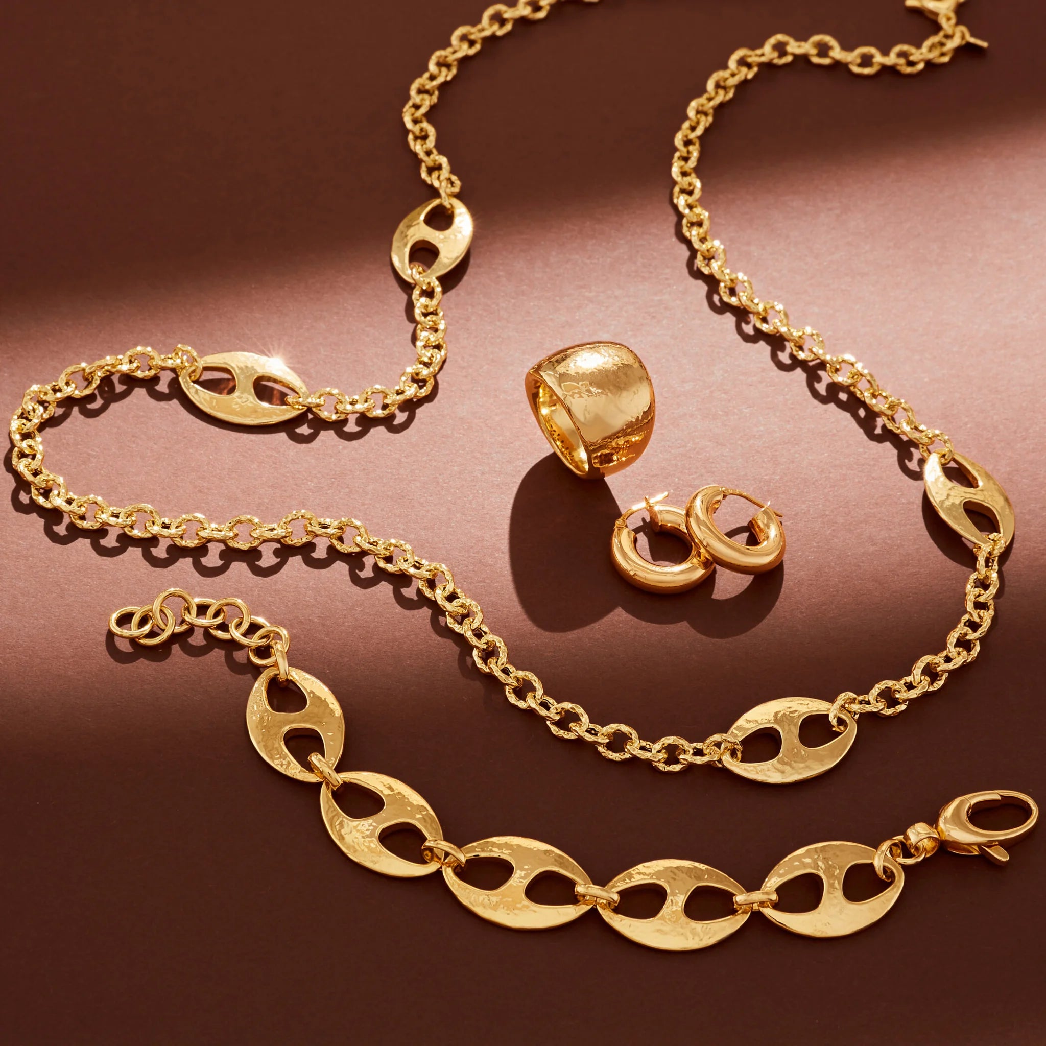 Boucles d'oreilles créoles bombées