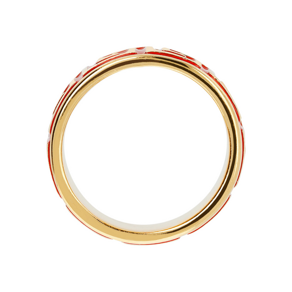 Enamelled Greek Ring