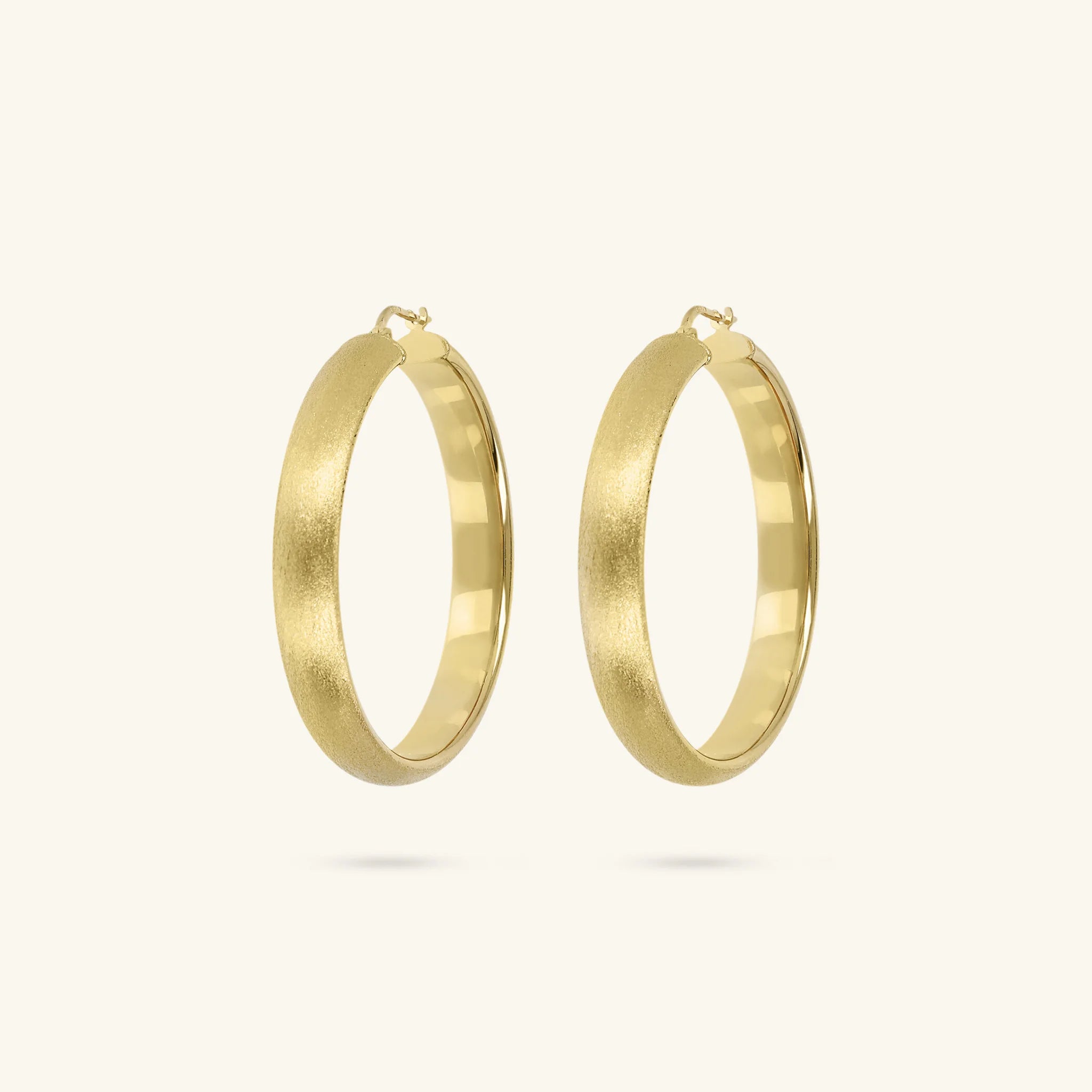 Satin Hoop Earrings