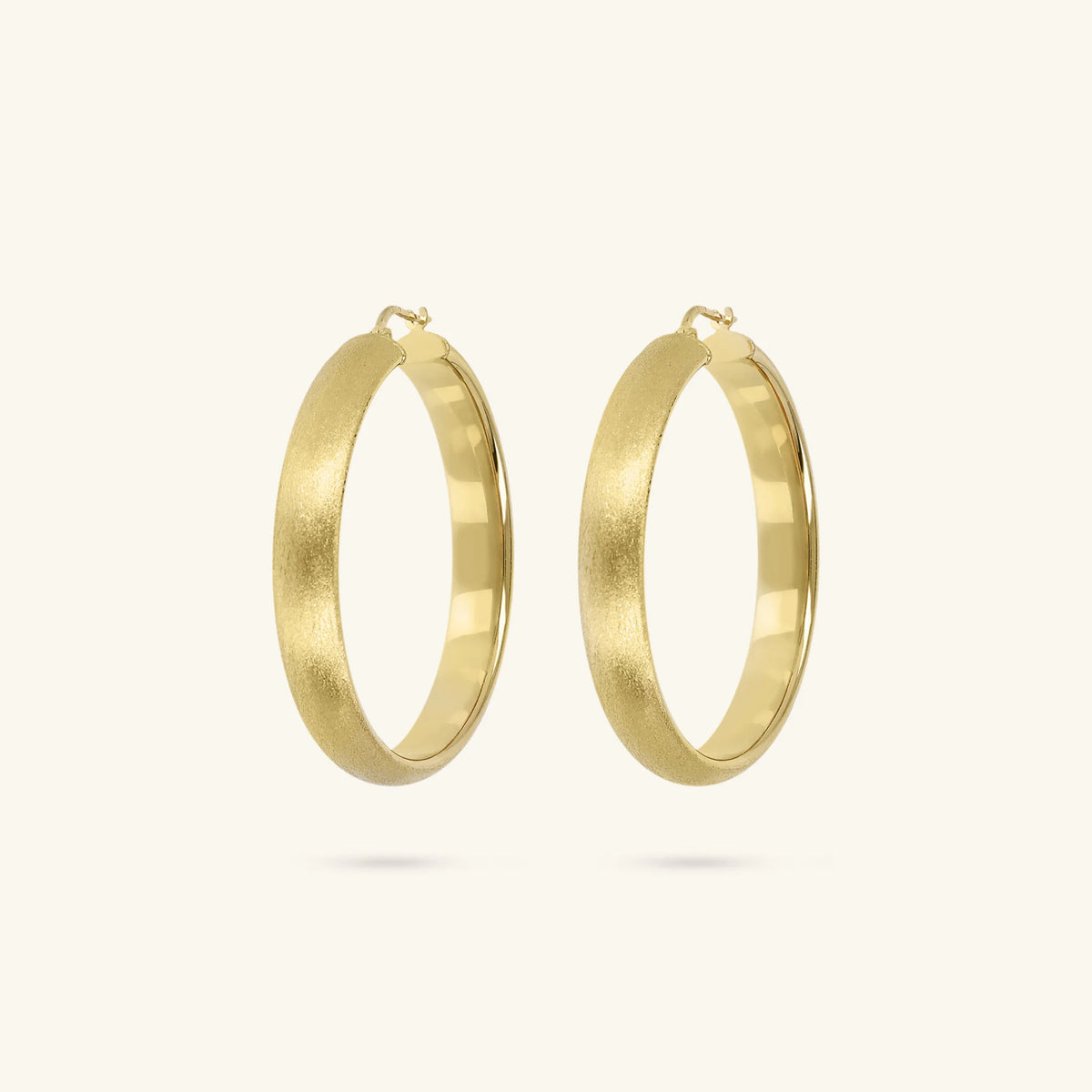 Satin Hoop Earrings