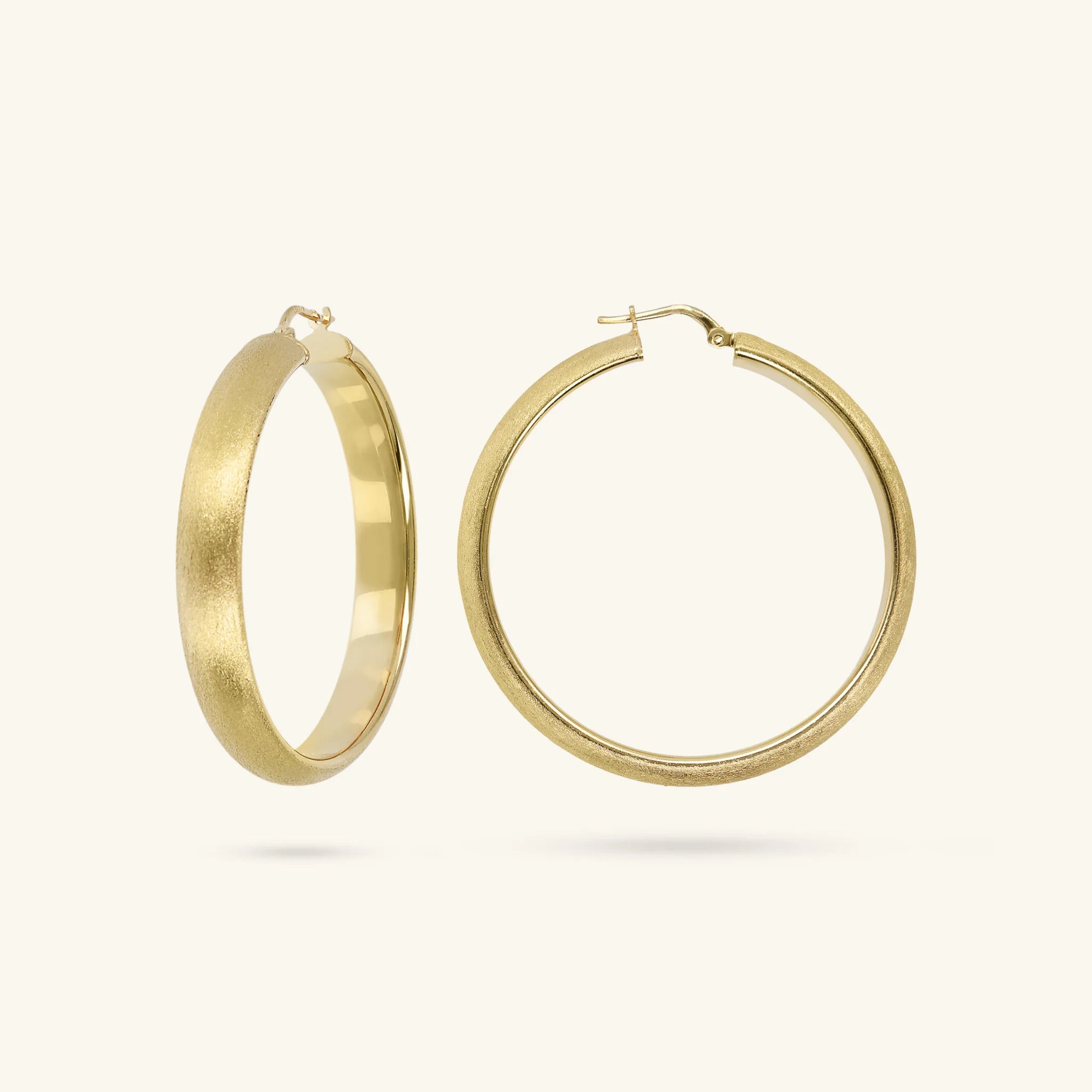 Satin Hoop Earrings