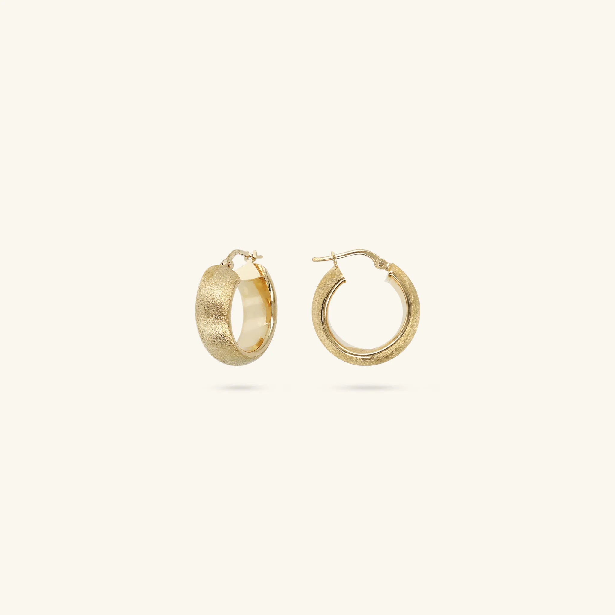 Satin Hoop Earrings