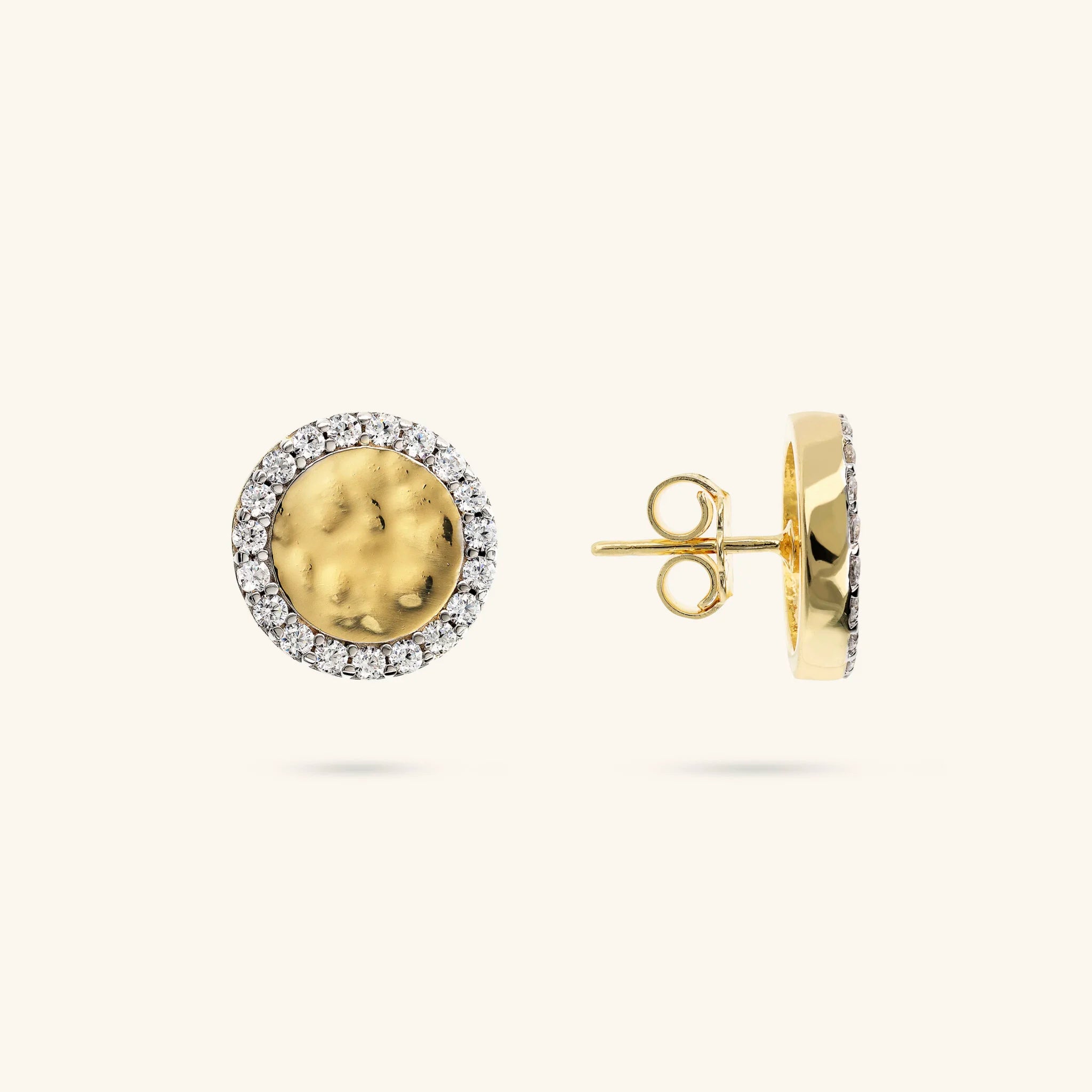SINGULARU Orecchini A Cerchio Congo Lampone | In Argento 925 Placcato Oro 18kt O Rodio, Con Zirconi Rosa, Gioielli Moderni Donna