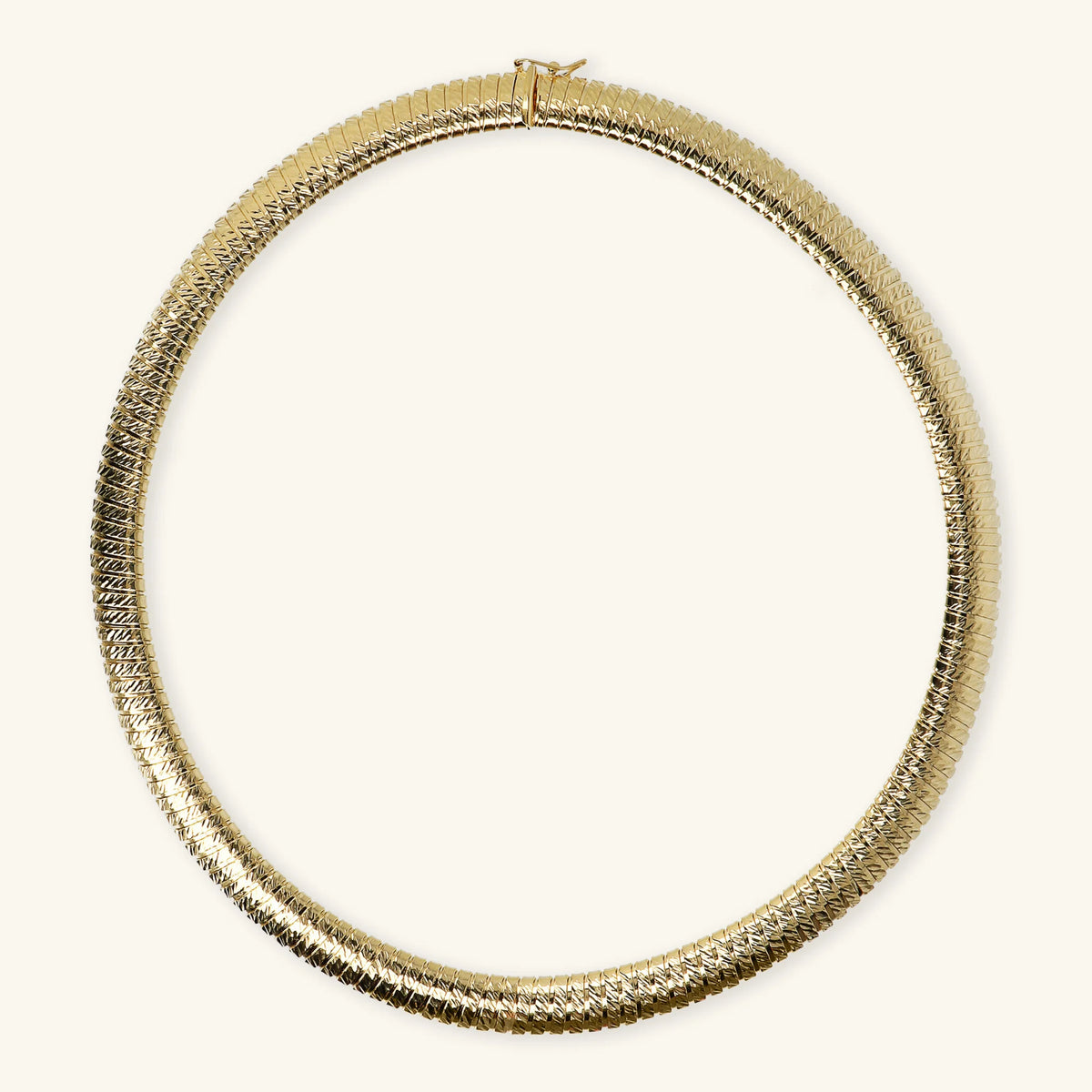 Collana Girocollo Tubogas Diamantata