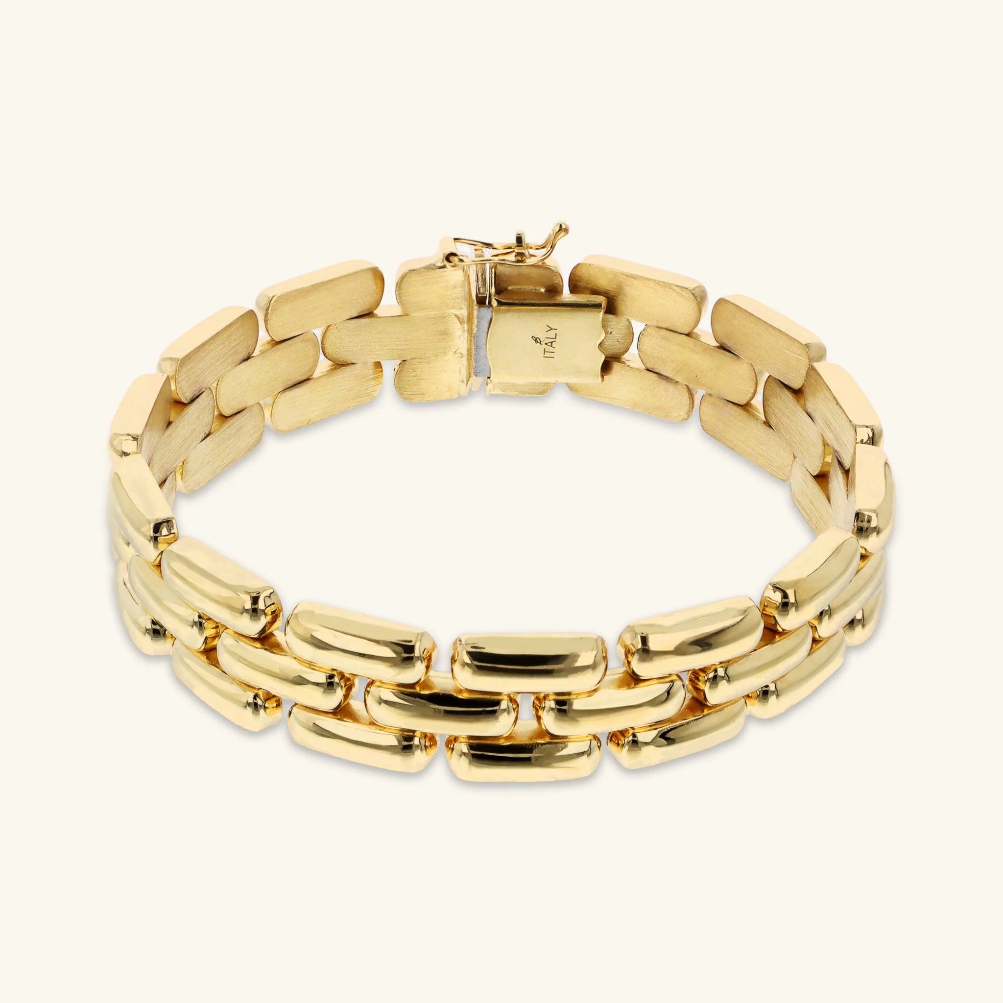 Bracciale Maglia Pantera Lucida