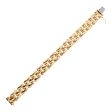 Panther Chain Bracelet with Smooth Surface